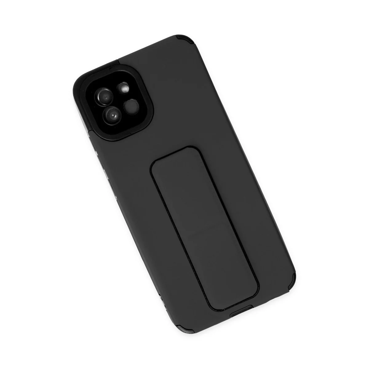 Northcity Galaxy A03 Kılıf Mega Standlı Silikon - Siyah