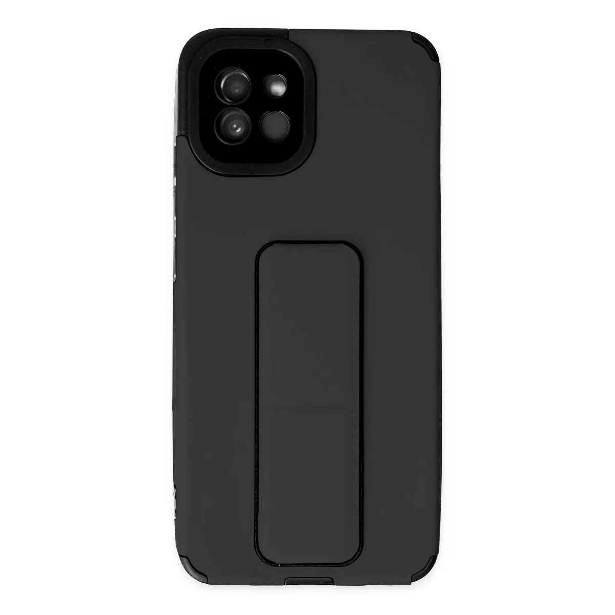 Northcity Galaxy A03 Kılıf Mega Standlı Silikon - Siyah