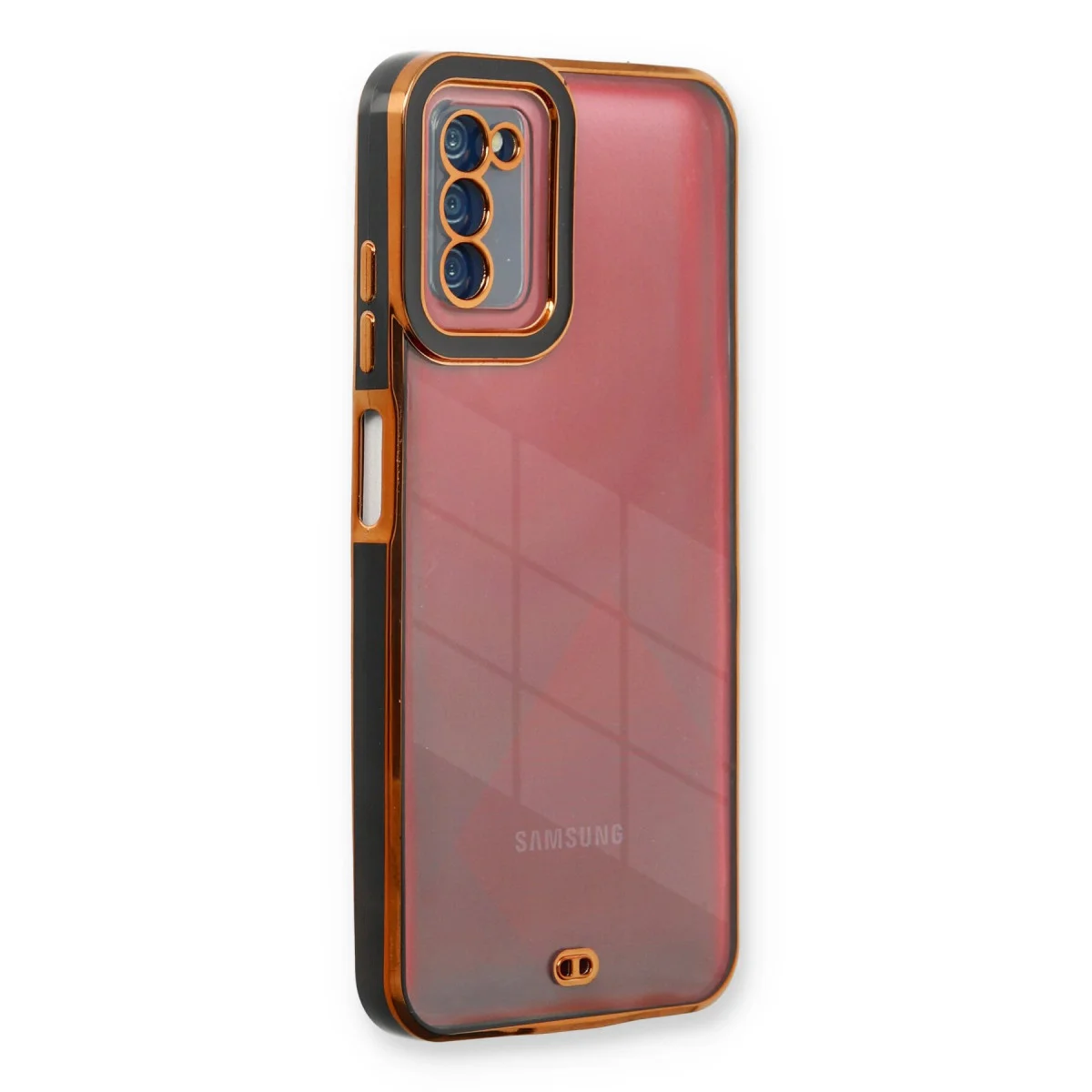 Northcity Galaxy A03S Silikon Kılıf Siyah Liva Lens Koruması