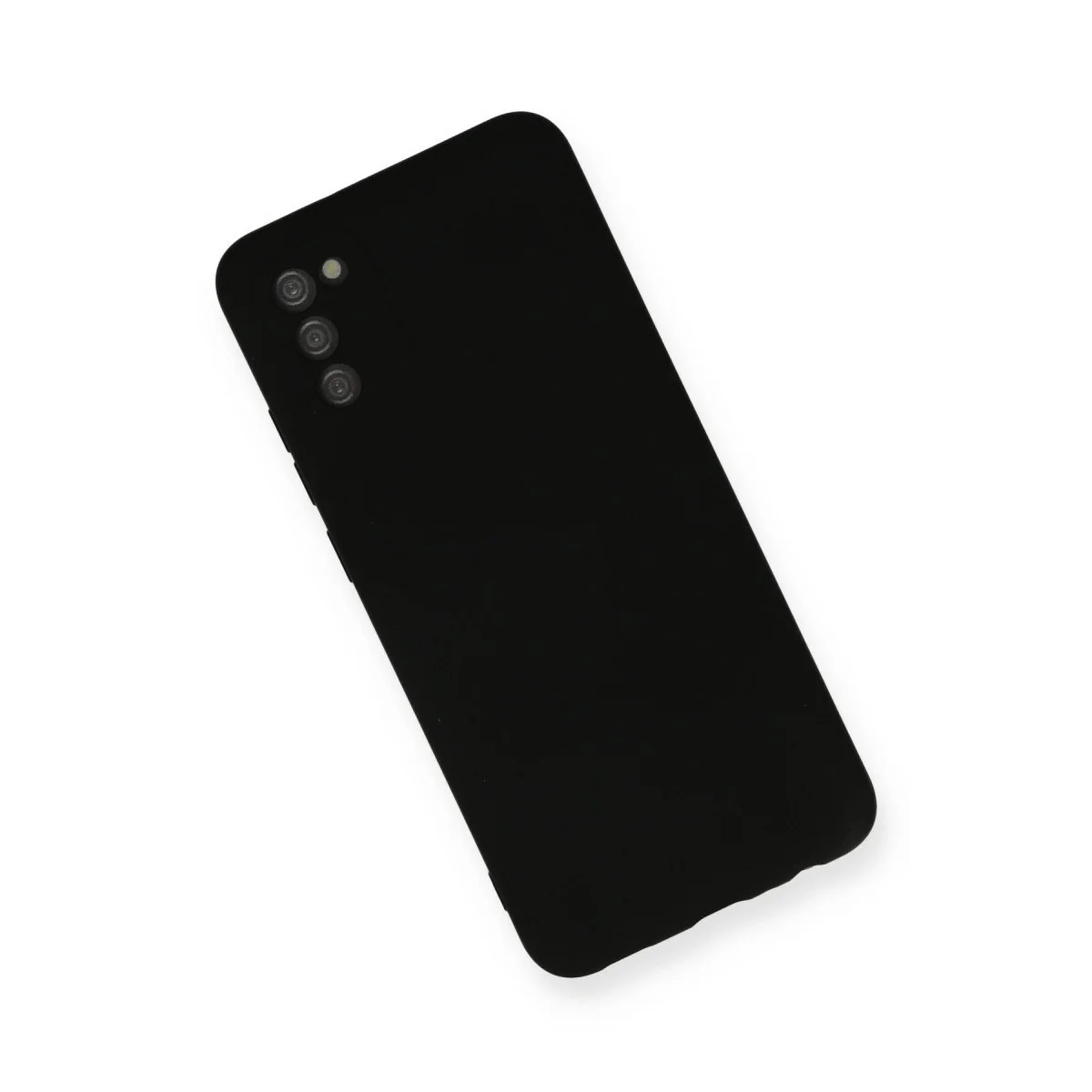 Northcity Galaxy A03S Nano İçi Kadife Silikon Kılıf - Siyah