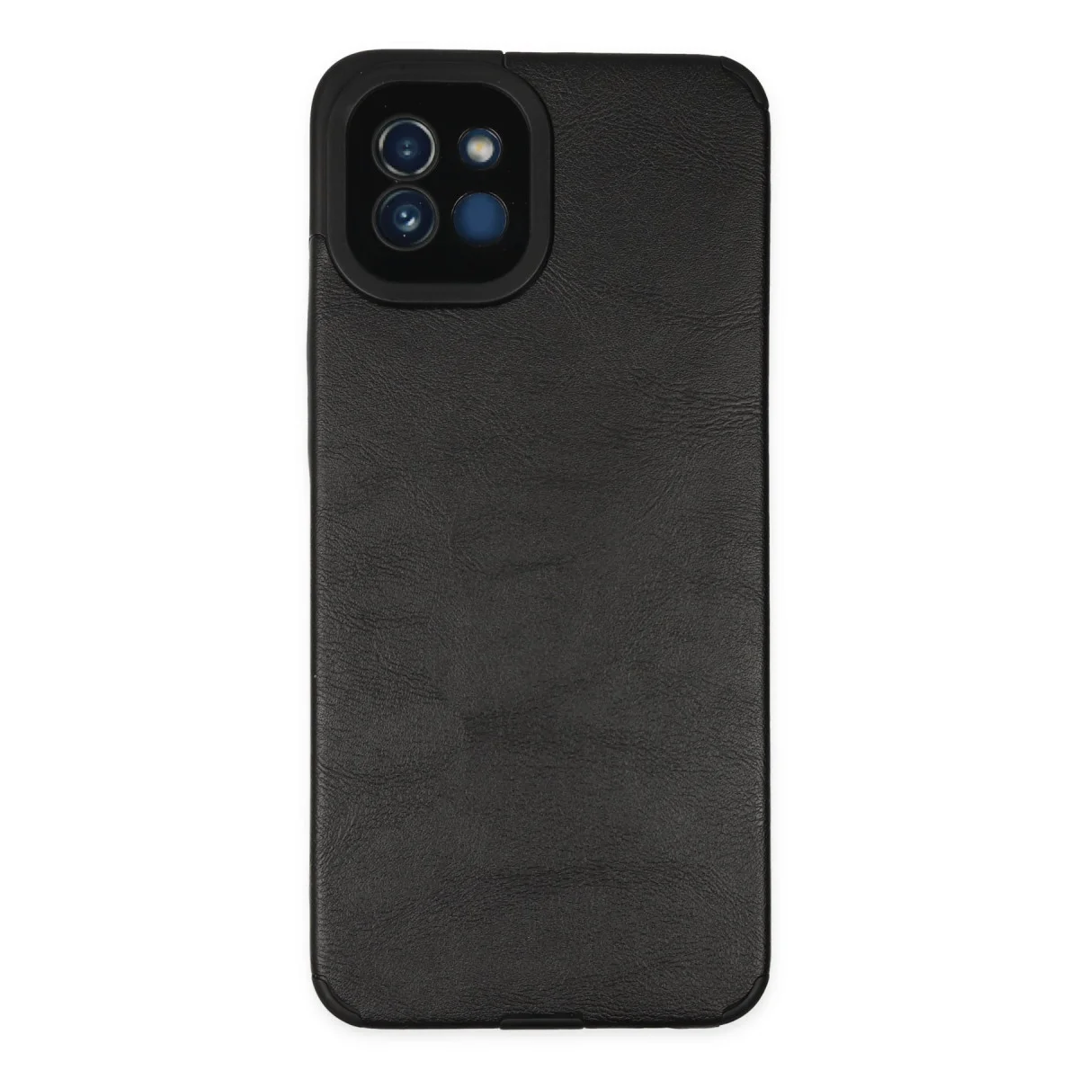 Northcity Galaxy A03 Deri Kılıf - Siyah, Kamera Korumalı ve Darbe Dayanıklı