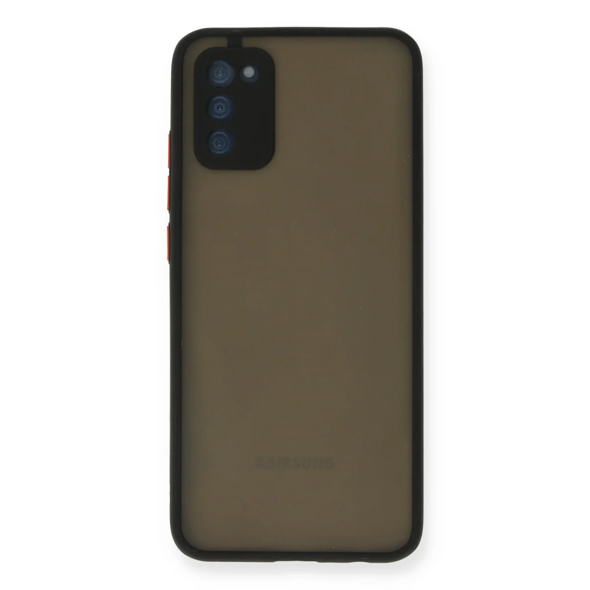 Northcity Galaxy A03S Montreal Silikon Kılıf - Kamera Korumalı, Darbe Emici Siyah