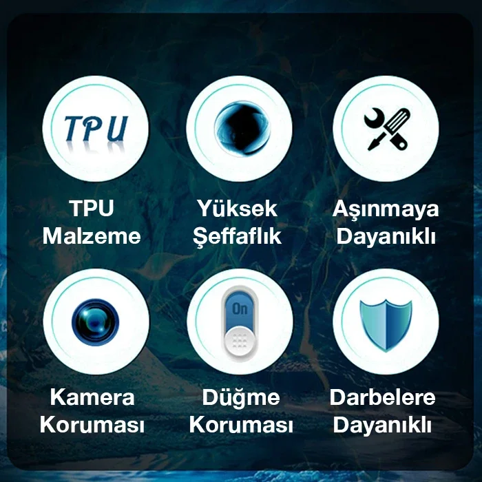 Galaxy A03S Kılıf Şeffaf Kamera Korumalı Silikon Zırh - 0,8 mm Ultra İnce Darbe Emici