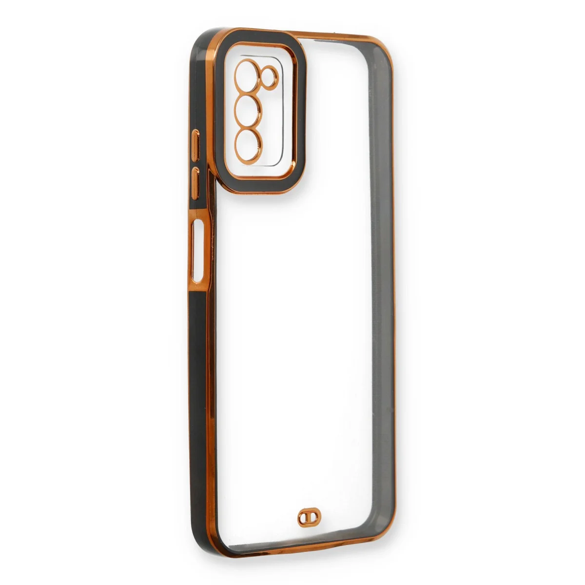 Northcity Galaxy A03S Silikon Kılıf Siyah Liva Lens Koruması
