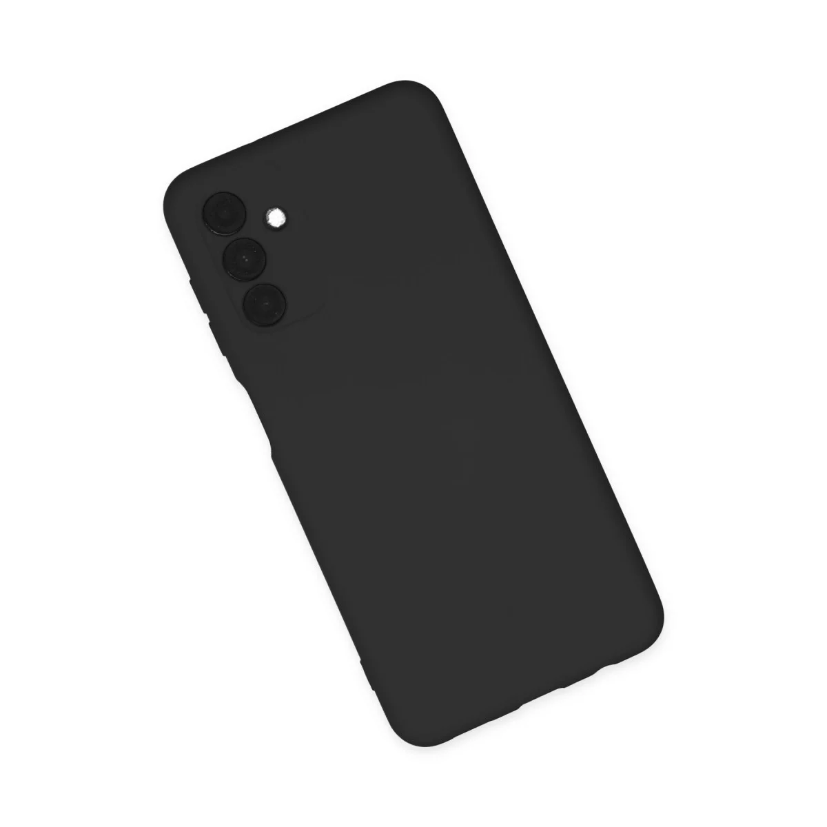 Northcity Galaxy A04S Nano İçi Kadife Silikon Kılıf - Siyah