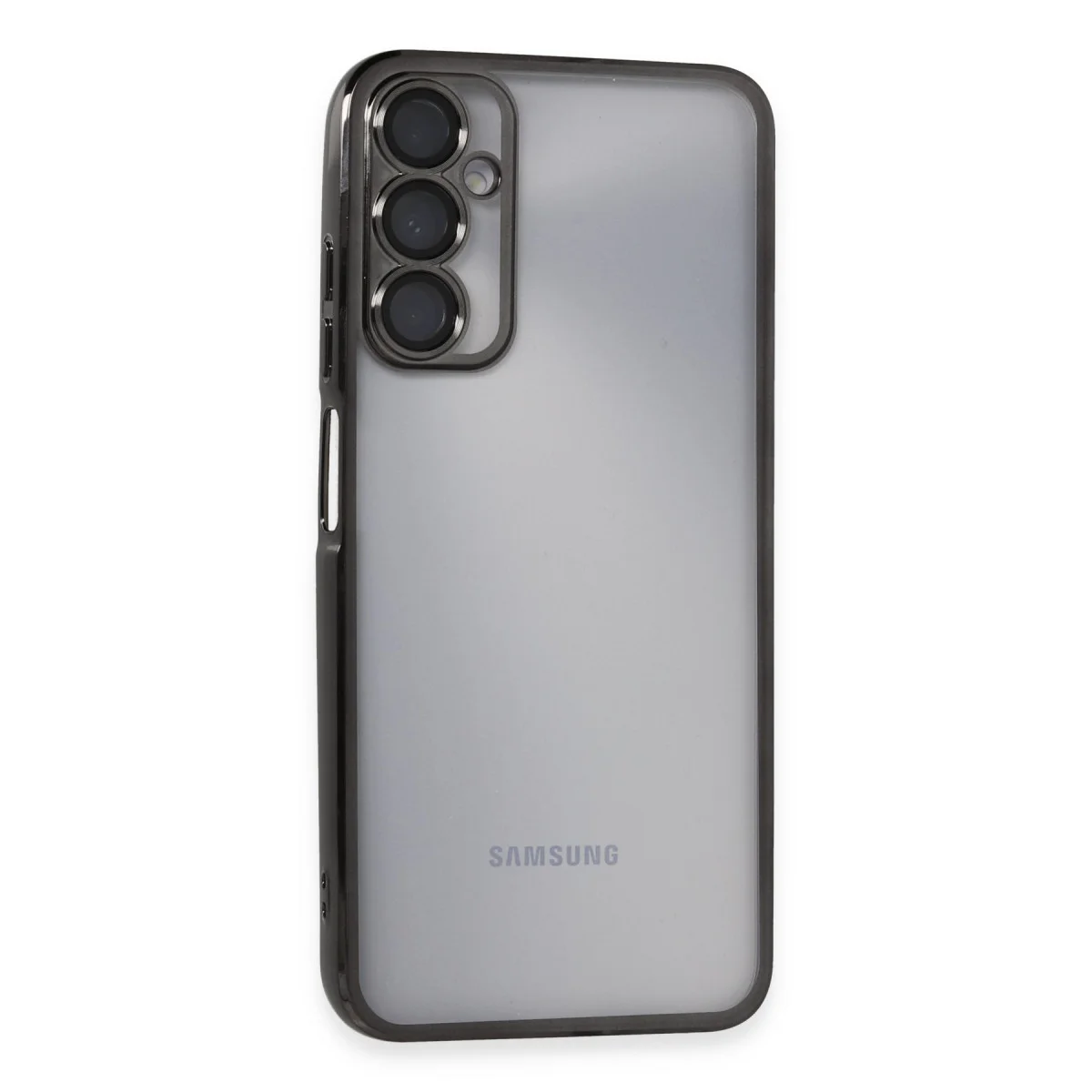 Northcity Galaxy A05S Kılıf Razer Lensli Silikon - Siyah, Şeffaf, 4 Köşe Hava Yastığı