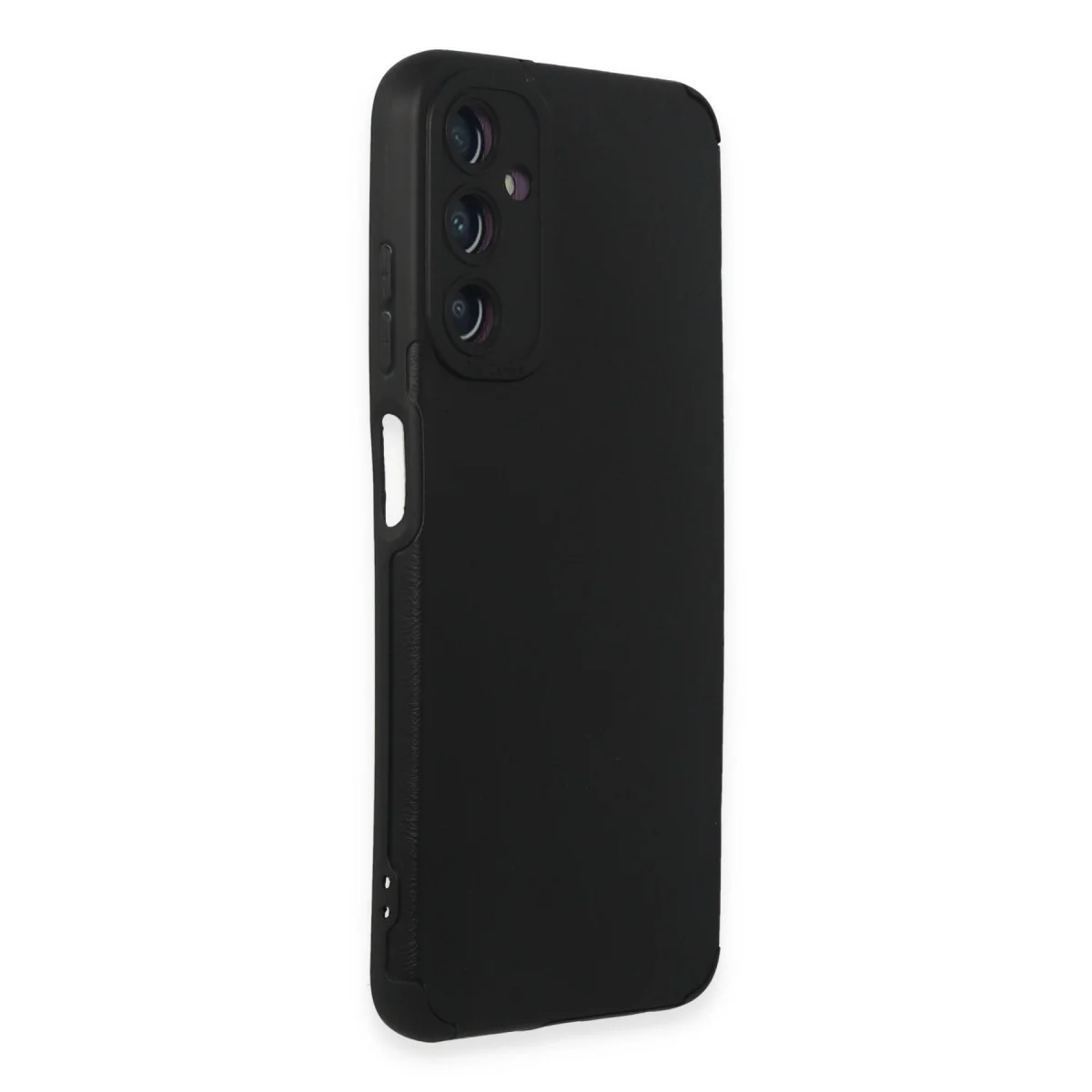 Northcity Galaxy A05S Deri Silikon Kılıf - Siyah Yüksek Koruma ve Şıklık
