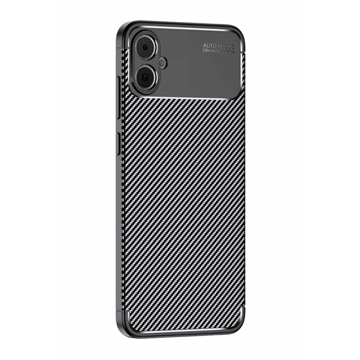 Northcity Galaxy A05 Kılıf Auto Focus Karbon Kapak - Siyah, Pürüzsüz ve Dayanıklı