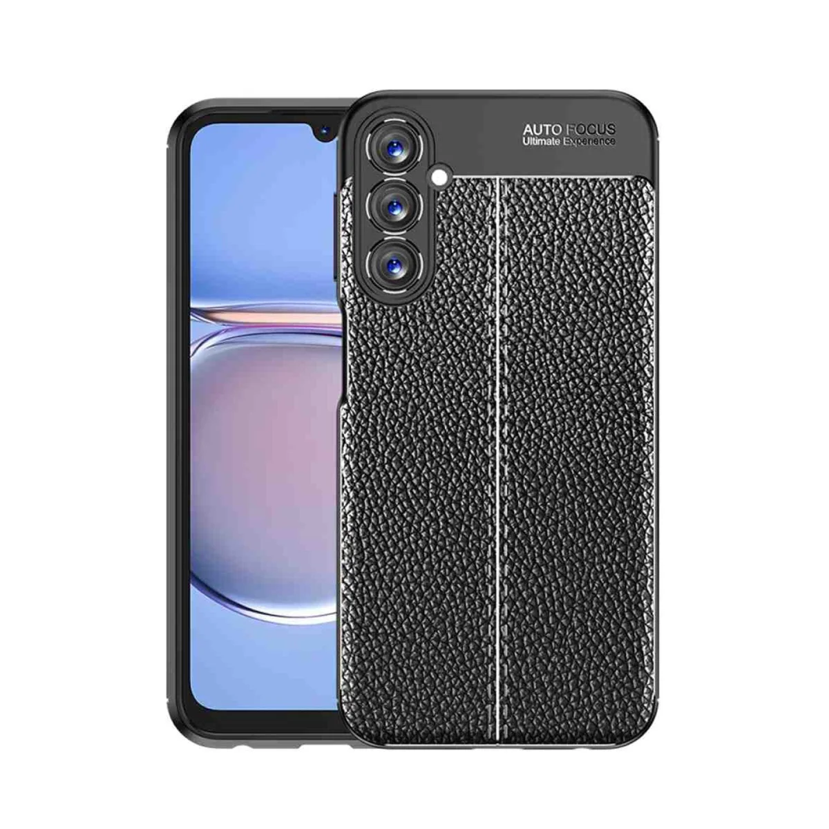 Northcity Galaxy A05S Deri Dokulu Auto Focus Kılıf - Siyah