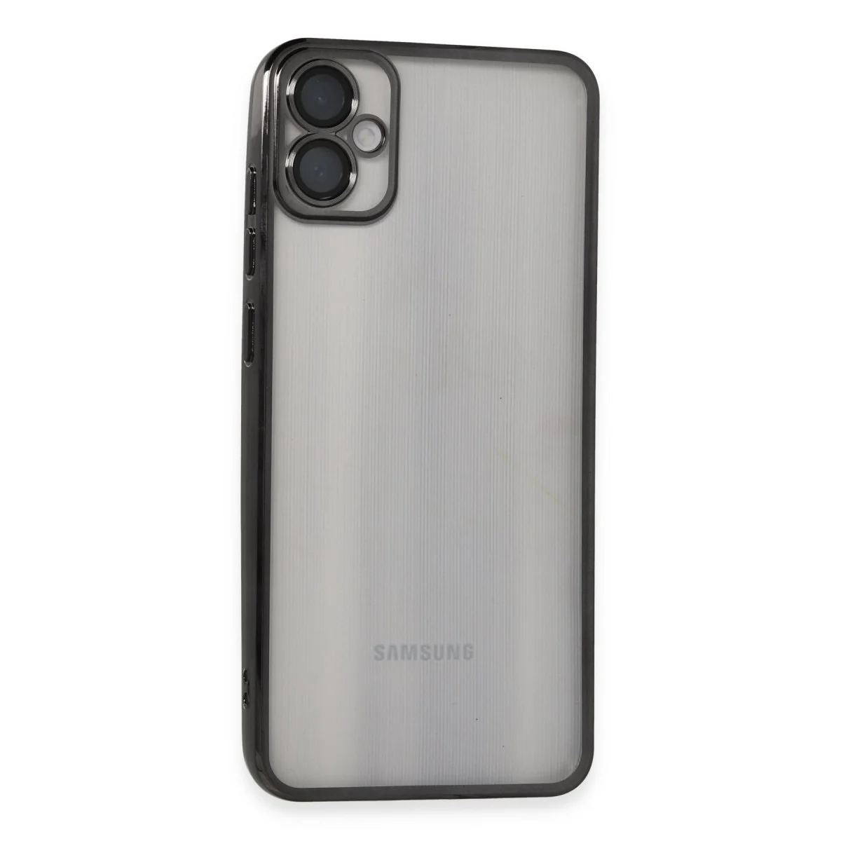 Northcity Galaxy A05 Razer Lensli Silikon Kılıf - Siyah, Kamera Koruma ve Grip