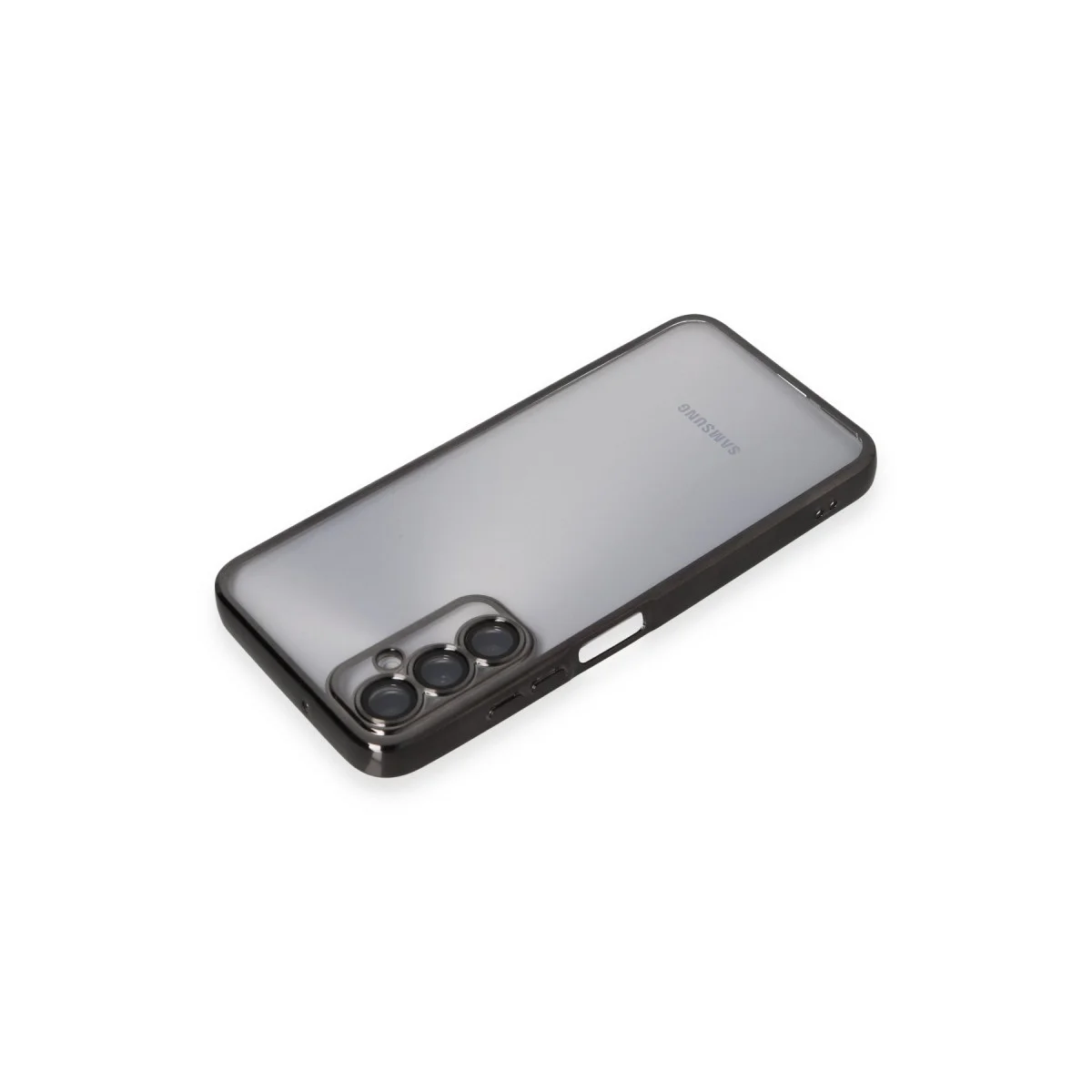 Northcity Galaxy A05S Kılıf Razer Lensli Silikon - Siyah, Şeffaf, 4 Köşe Hava Yastığı