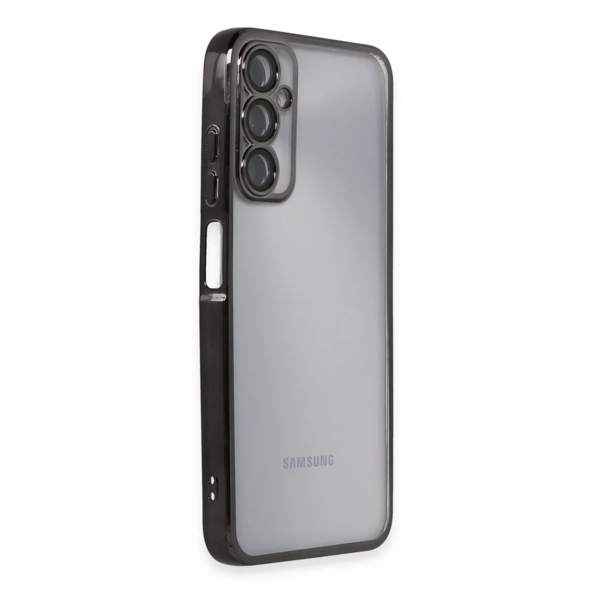 Northcity Galaxy A05S Kılıf Razer Lensli Silikon - Siyah, Şeffaf, 4 Köşe Hava Yastığı