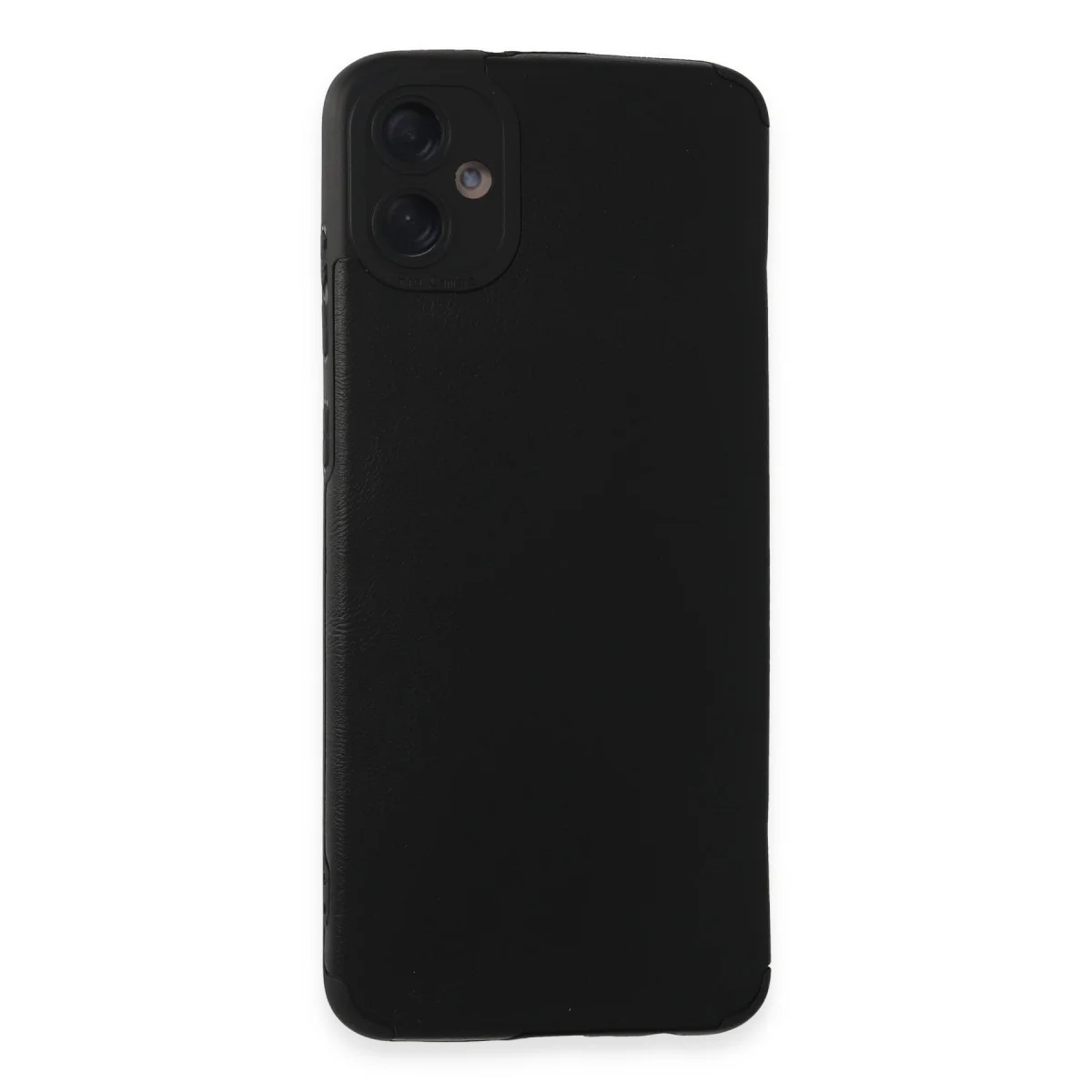Northcity Galaxy A05 Deri Silikon Kılıf - Siyah ve Kırılganlığa Karşı Mükemmel Koruma