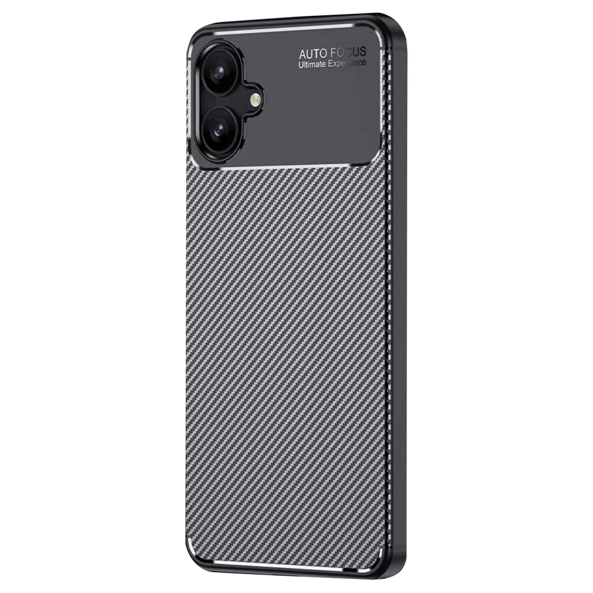 Northcity Galaxy A06 Auto Focus Karbon Kapak Siyah - Çizilmelere Karşı Korumalı, Pürüzsüz Dokulu