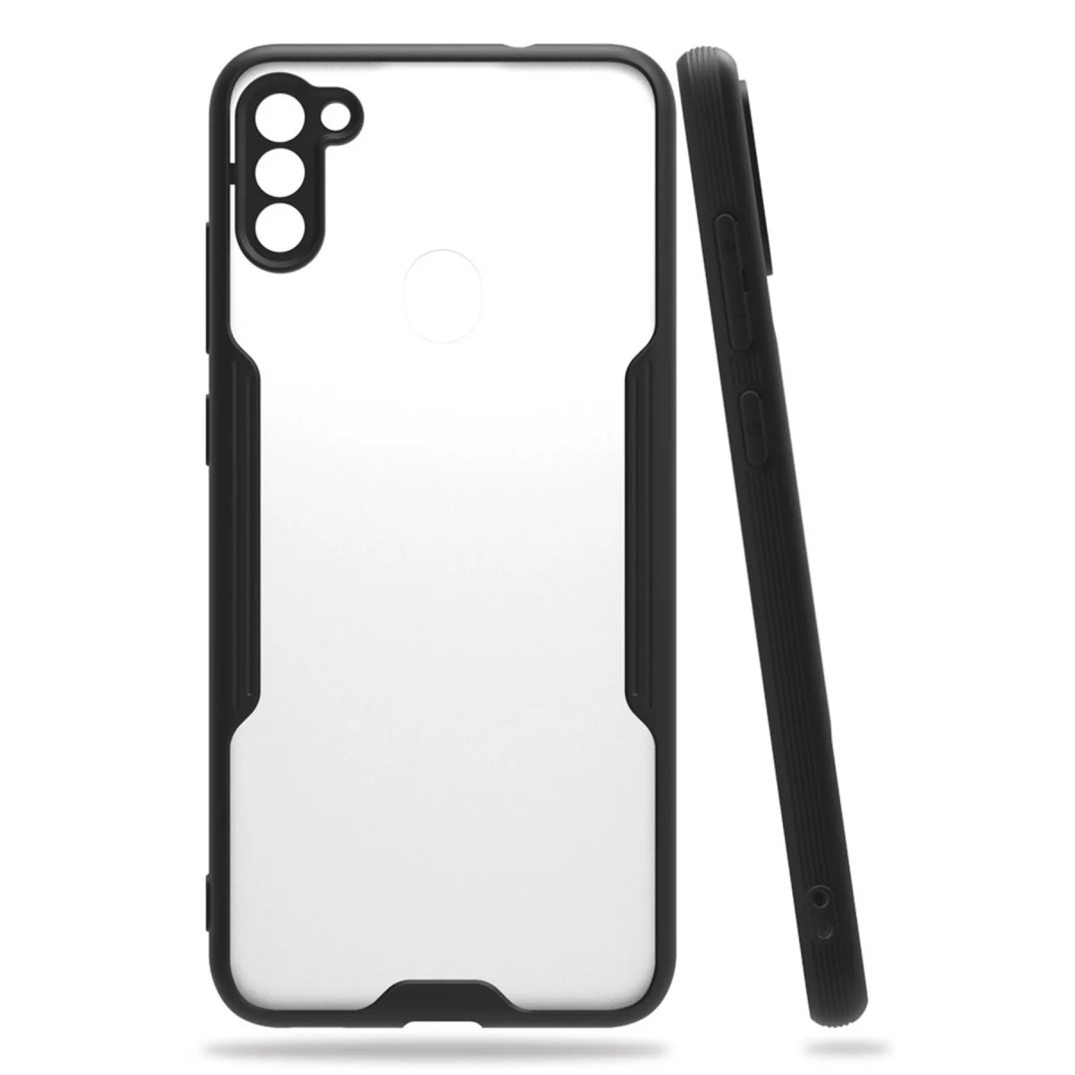Northcity Galaxy A11 Kılıf Platin Silikon - Siyah