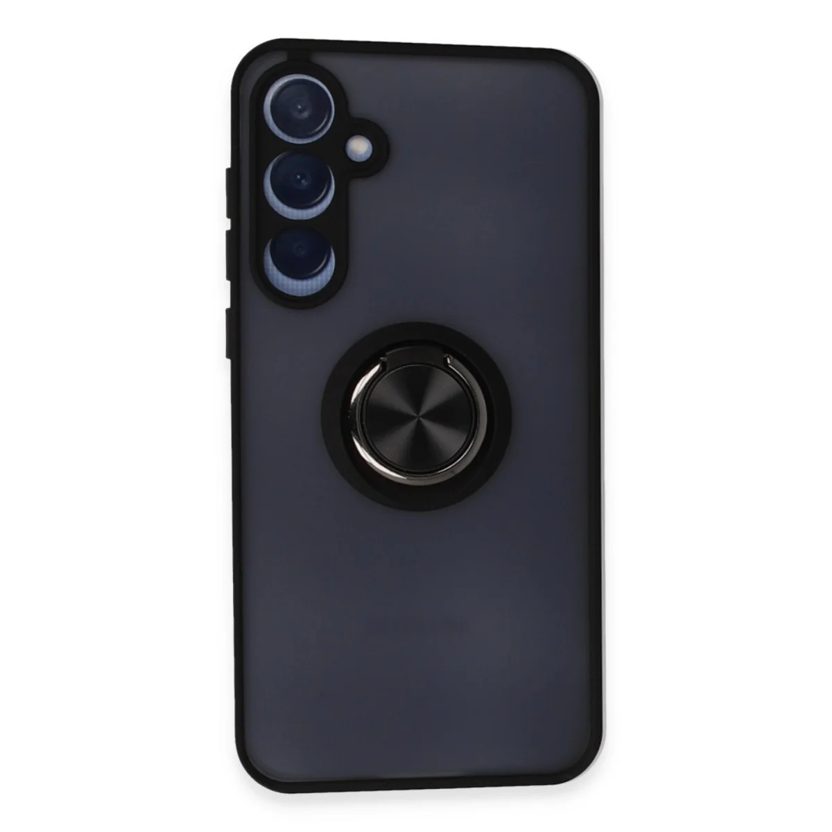 Northcity Galaxy A15 4G Montreal Yüzüklü Silikon Kılıf - Siyah