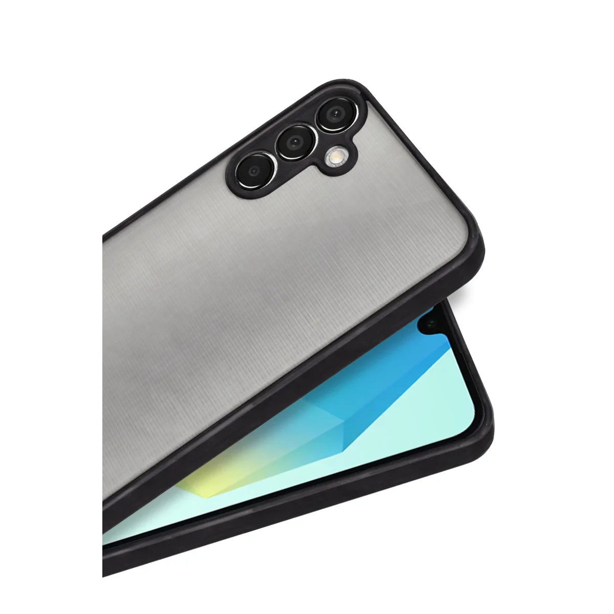 Northcity Galaxy A16 5G Montreal Silikon Kılıf - Siyah - Tam Koruma