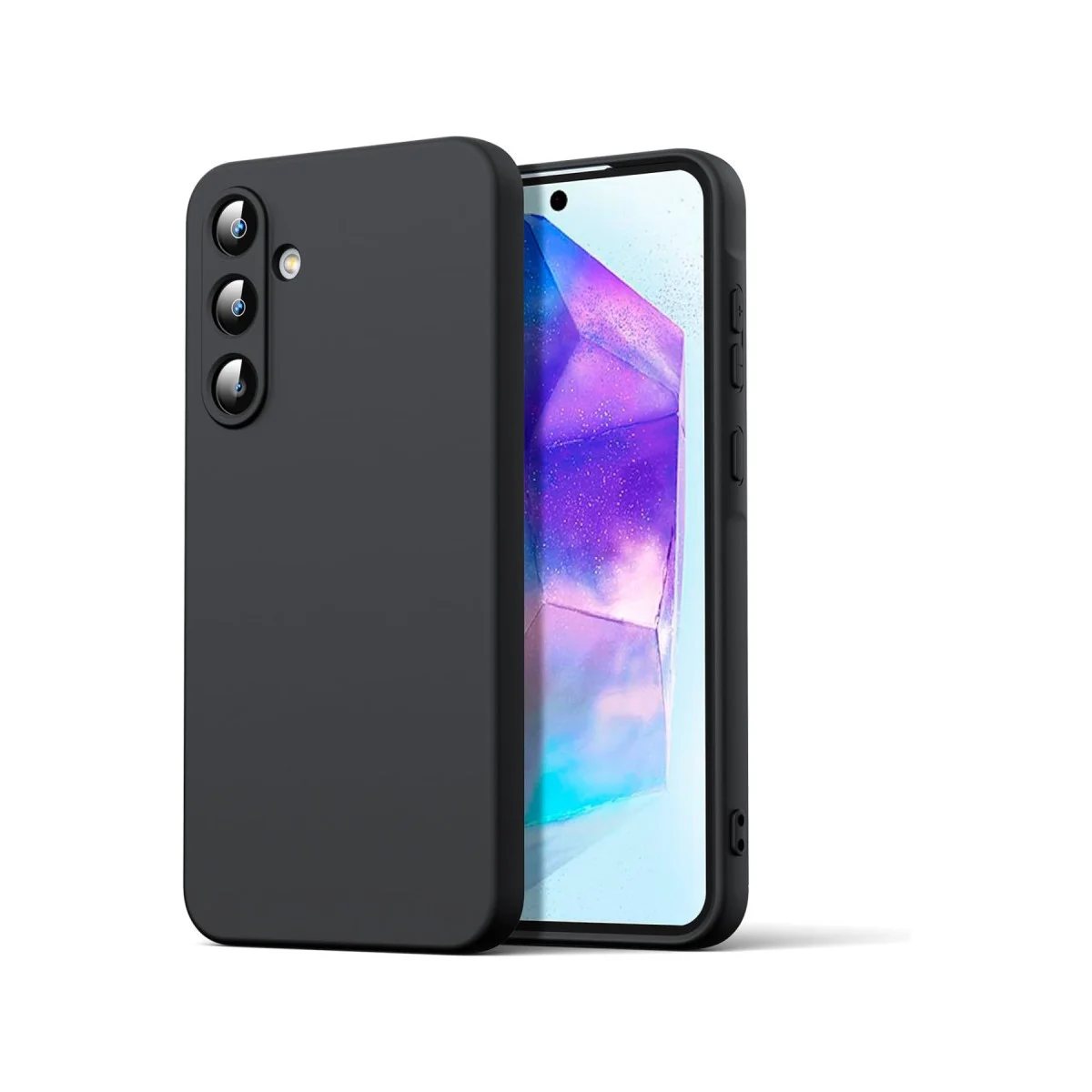 Northcity Galaxy A16 5G Kılıf - Nano İçi Kadife Silikon Siyah