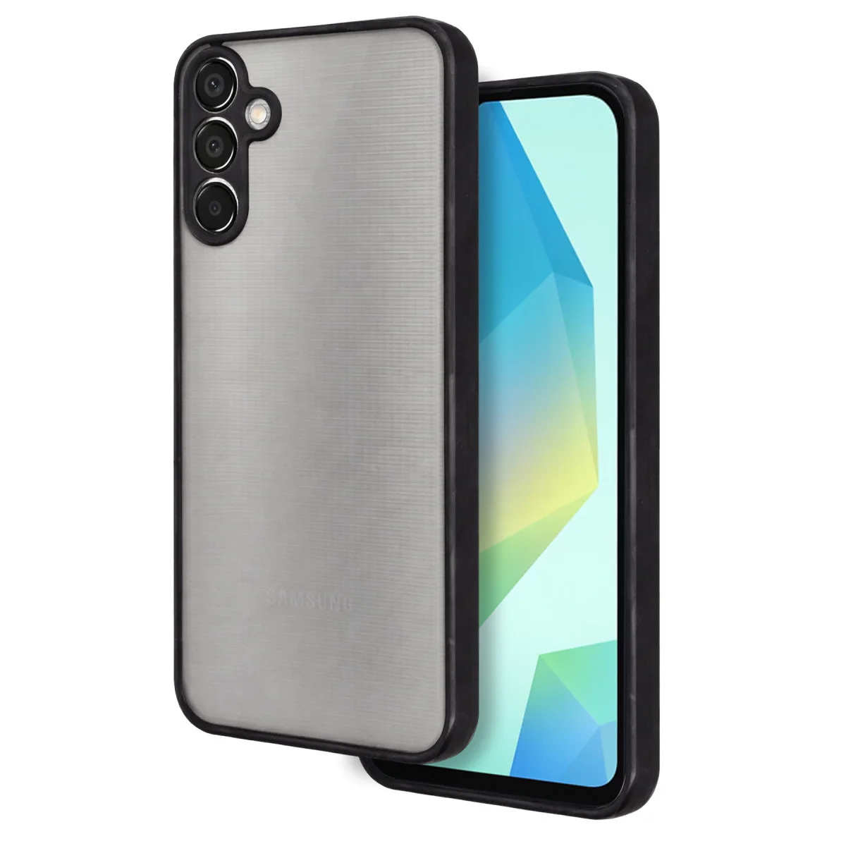 Northcity Galaxy A16 5G Montreal Silikon Kılıf - Siyah - Tam Koruma