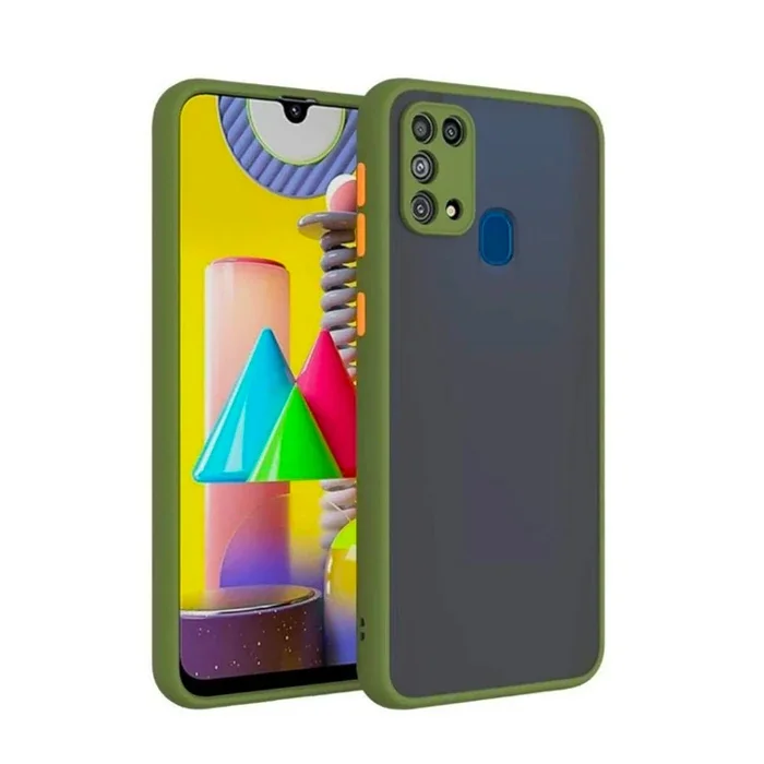 Galaxy A21S Kılıfı Kamera Korumalı Premium Silikon – Çizilme Önleyici Tok Renkli Çerçeve