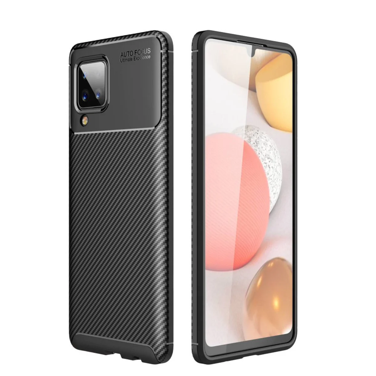 Northcity Galaxy A22 Auto Focus Karbon Kılıf Siyah - Maksimum Koruma ve Estetik
