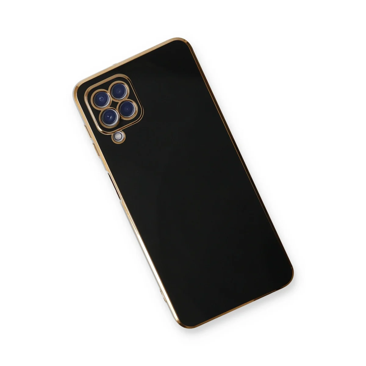 Northcity Galaxy A22 Volet Silikon Kılıf - Siyah, Şık ve Tam Korumalı Tasarım