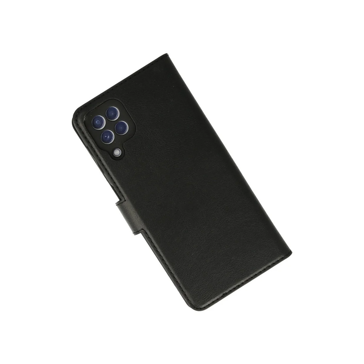 Northcity Galaxy A22 Kılıf Trend S Plus - Siyah Standlı Kılıf ve Cüzdan