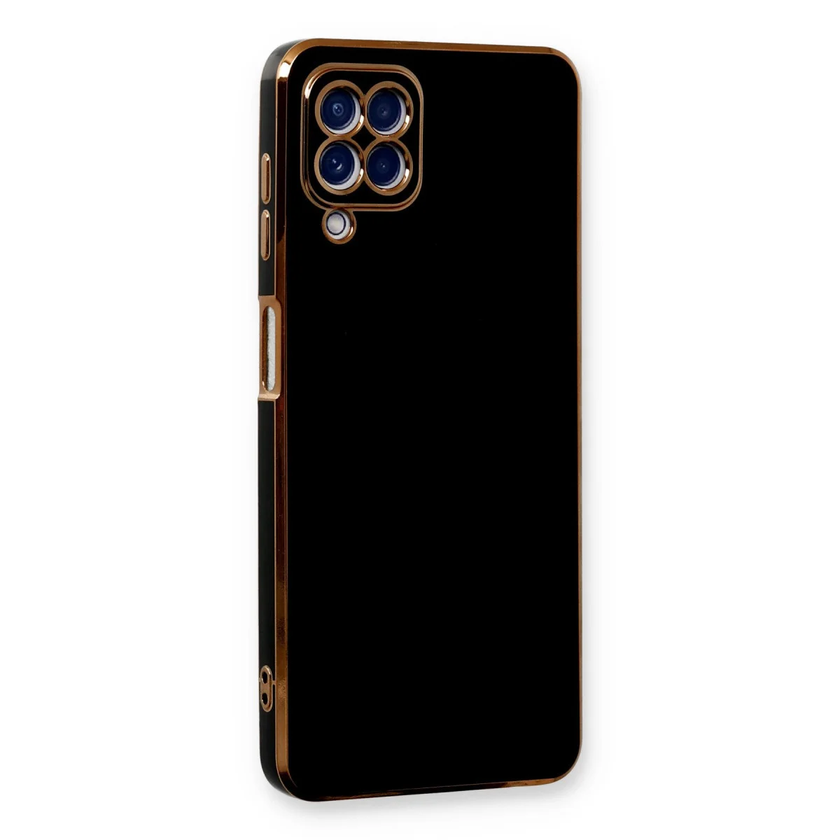 Northcity Galaxy A22 Volet Silikon Kılıf - Siyah, Şık ve Tam Korumalı Tasarım