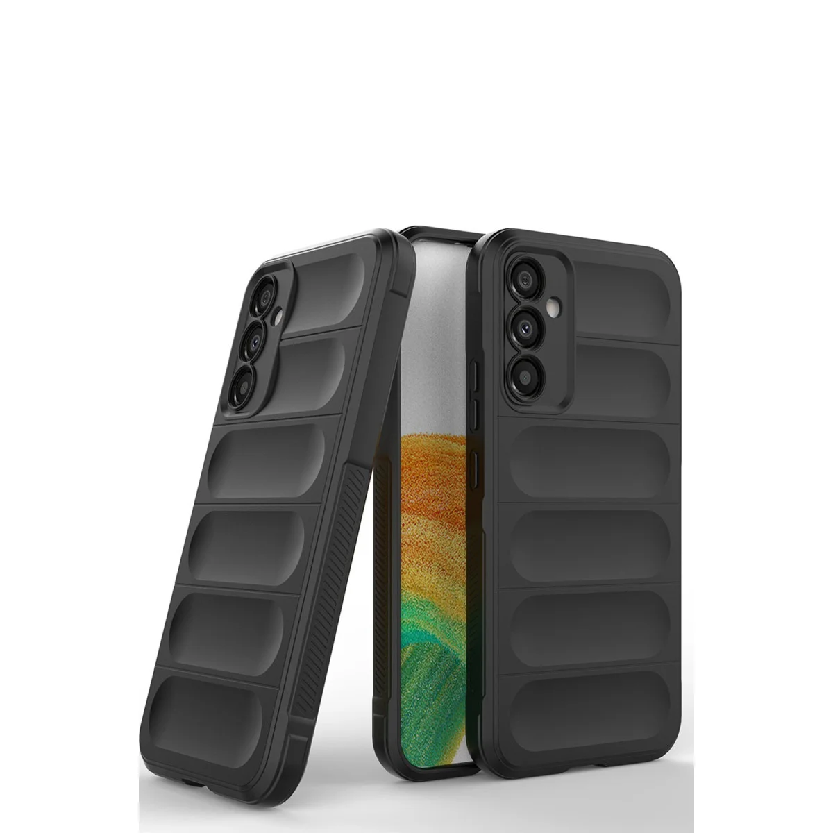 Northcity Galaxy A25 5G Optimum Silikon Kılıf - Siyah, Çizilmelere Karşı Mükemmel Koruma