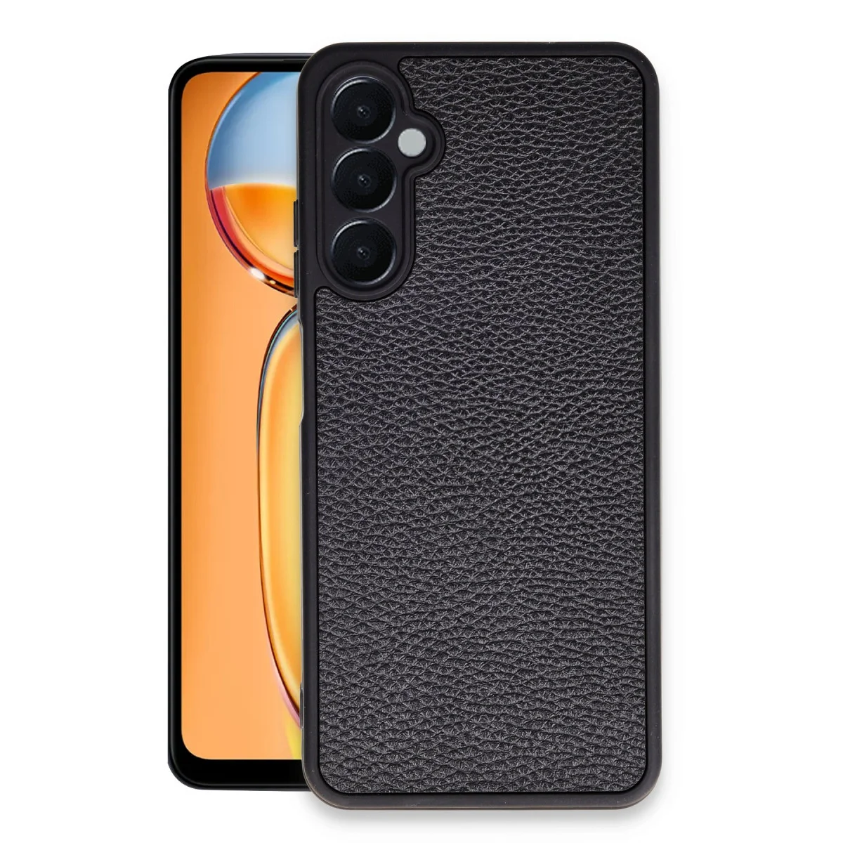 Northcity Galaxy A25 5G Aras Deri Kapak Siyah - Premium 360 Derece Koruma