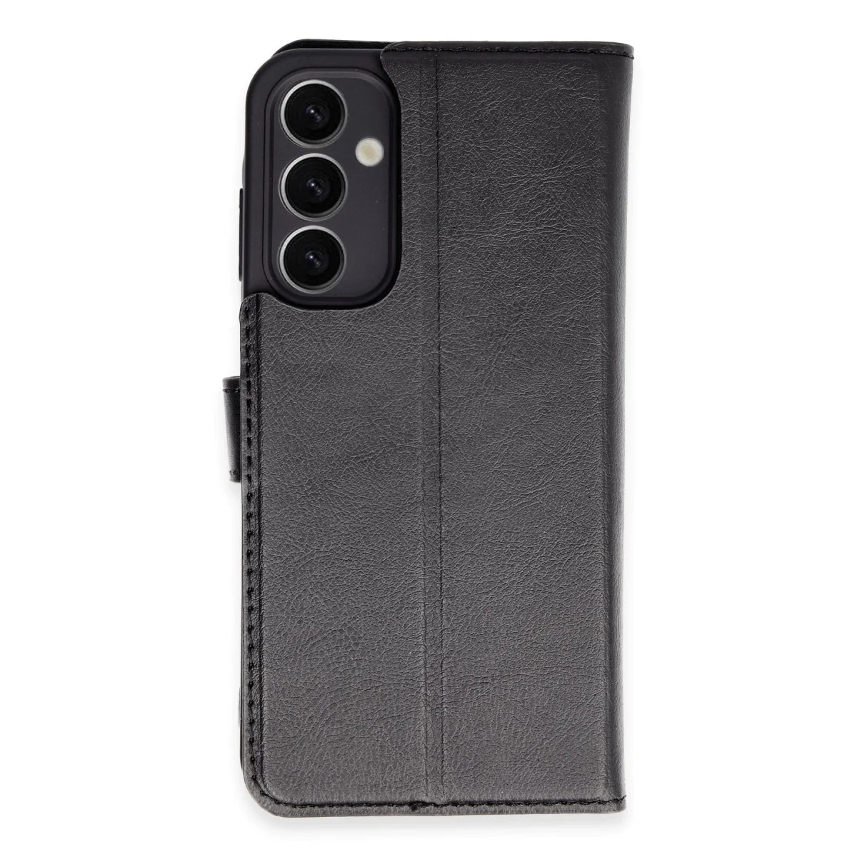 Northcity Galaxy A25 5G Trend S Plus Kapaklı Kılıf - Siyah (TPU, Manyetik Kilit, Stand)