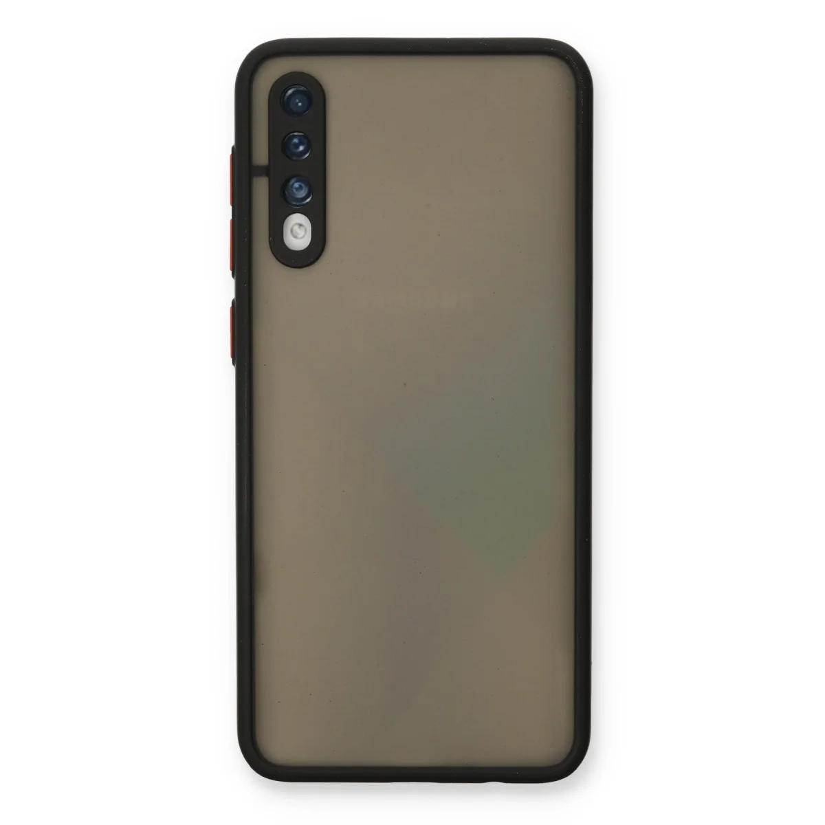 Northcity Galaxy A30S Montreal Silikon Kılıf - Siyah Kılıf ve Yüksek Koruma