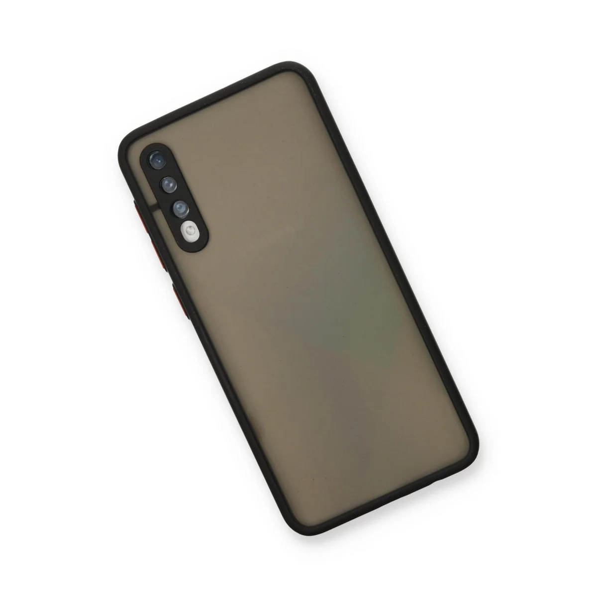 Northcity Galaxy A30S Montreal Silikon Kılıf - Siyah Kılıf ve Yüksek Koruma