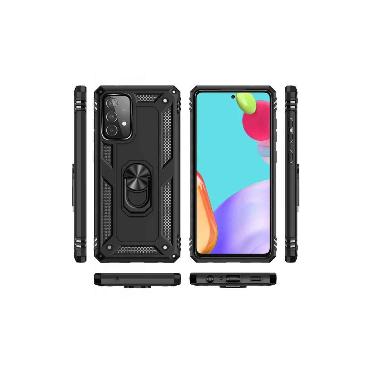 Northcity Galaxy A33 5G Kılıf Siyah - Ultra Korumalı Yarı Sert TPU Silikon Kapak