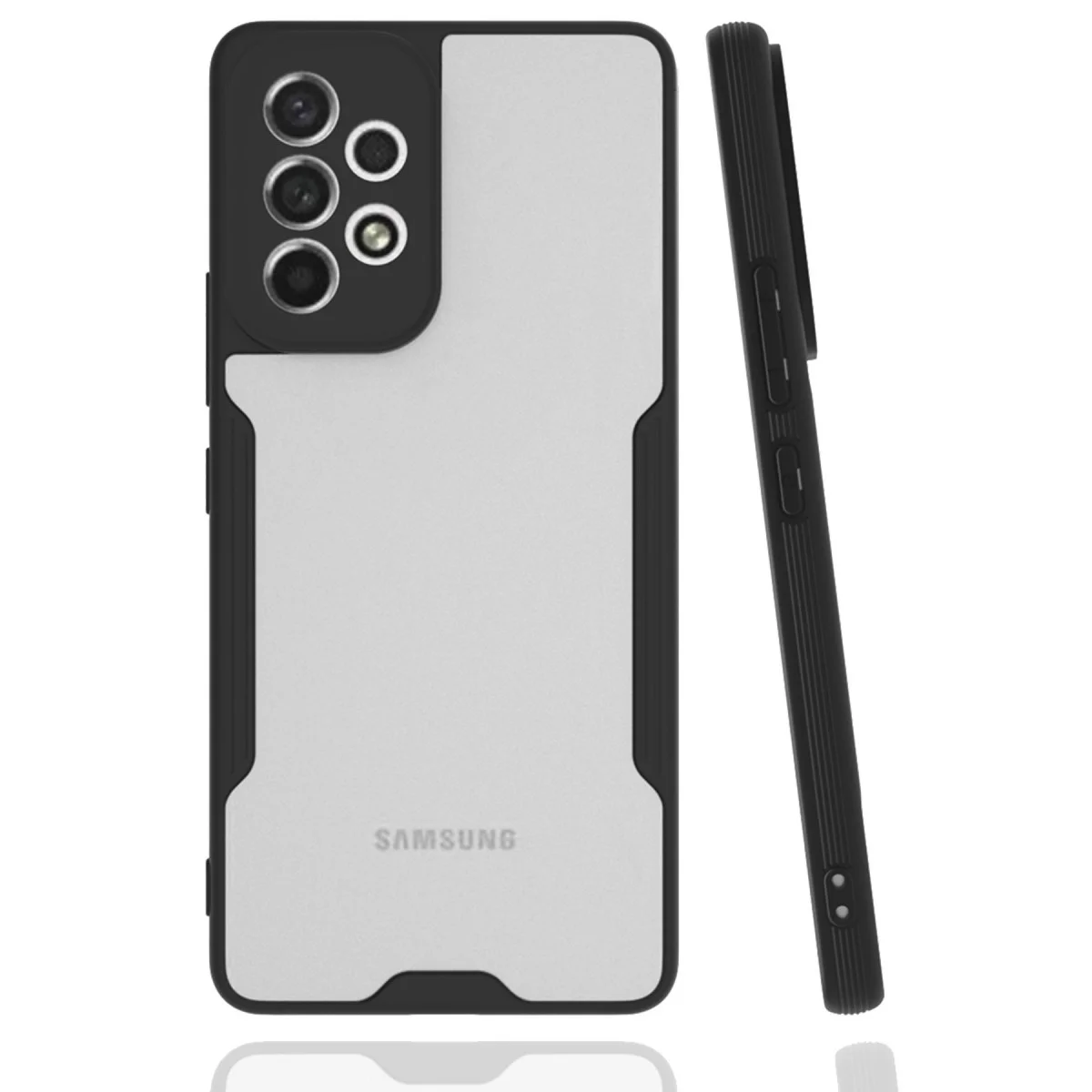 Northcity Galaxy A33 5G Kılıf Platin Silikon Siyah - İnce Tasarım ve Mükemmel Koruma