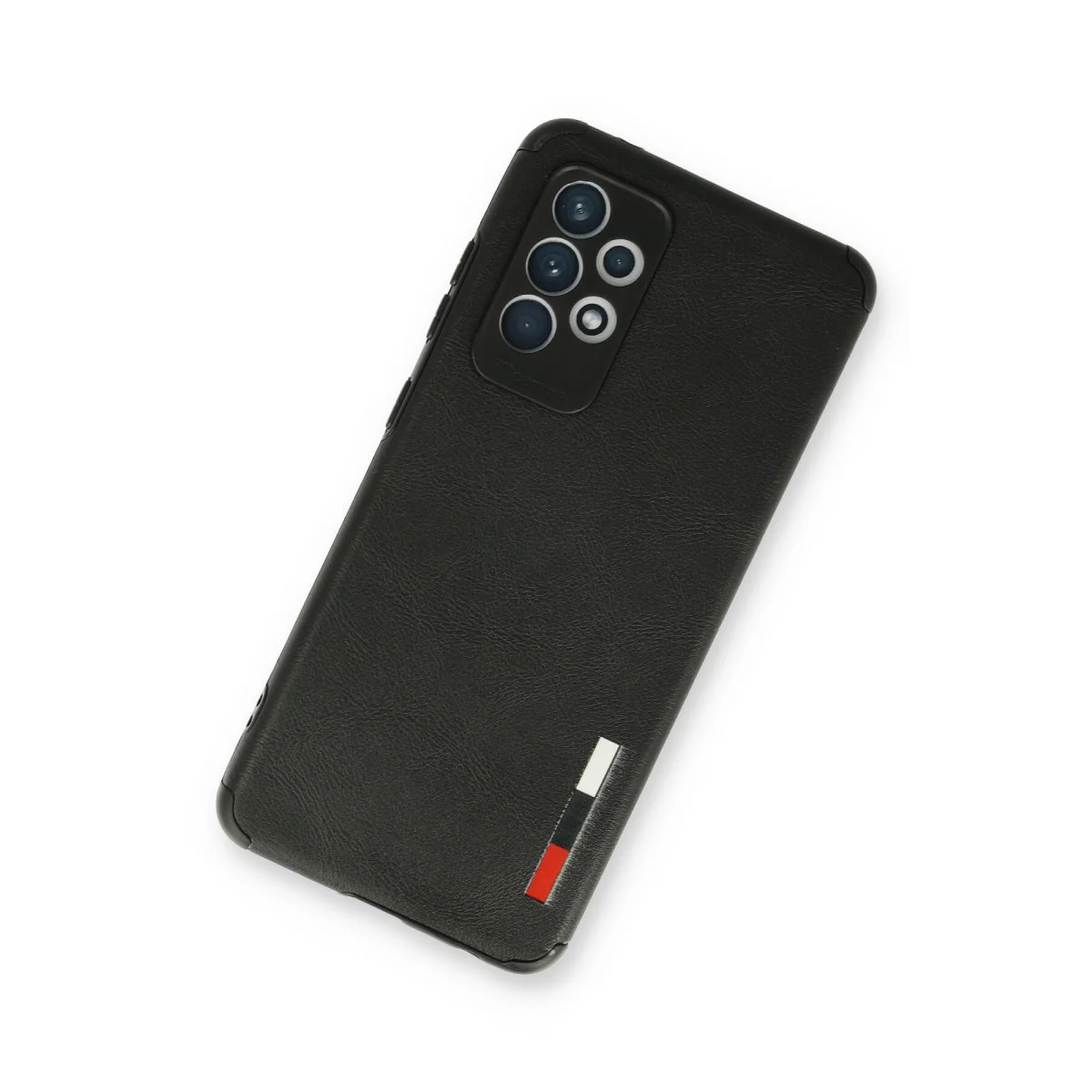 Northcity Galaxy A33 5G Deri Silikon Kılıf - Siyah - Yüksek Koruma ve Uzun Ömür