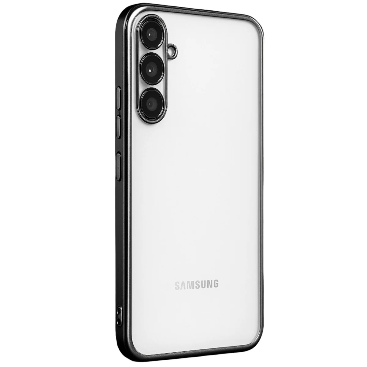 Northcity Galaxy A34 5G Kılıf Razer Lensli Silikon - Siyah (Kamera Korumalı ve 4 Köşe Airbag Sistemi)