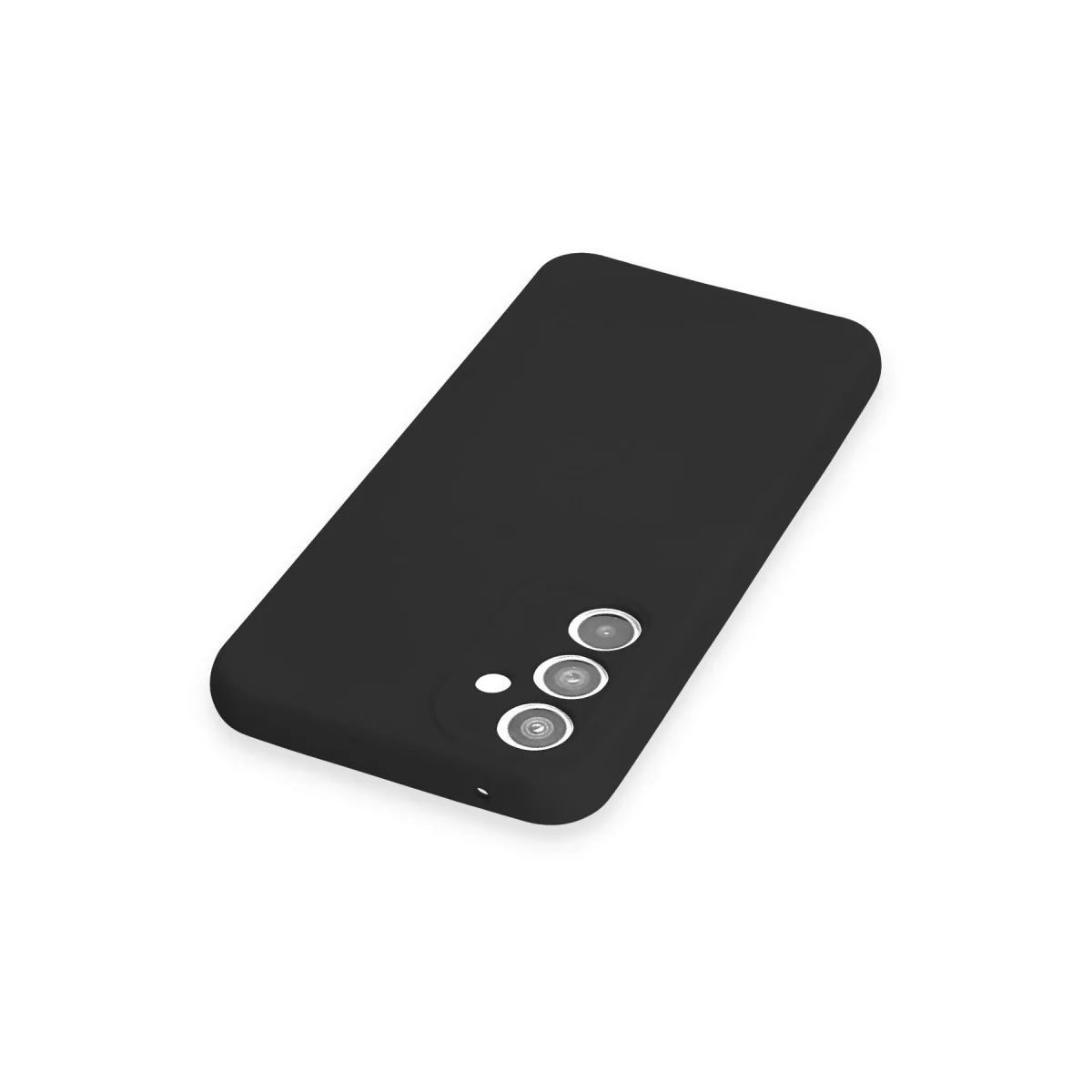 Northcity Galaxy A34 5G Kadife Silikon Kılıf - Nano İçi, Siyah, Yerli Üretim, Maksimum Koruma