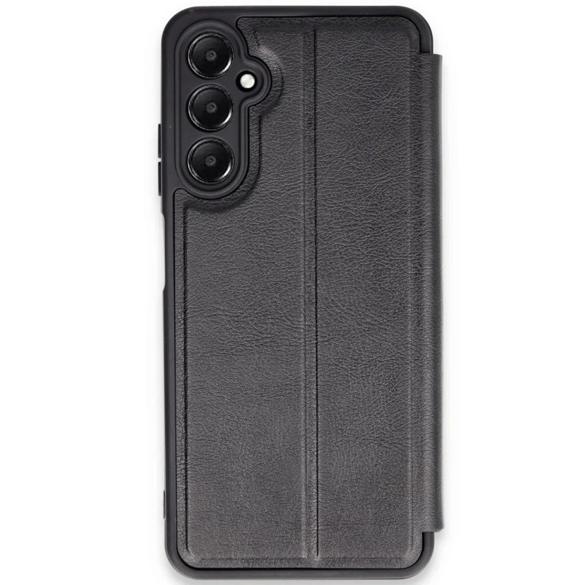 Northcity Galaxy A35 5G Kılıf Flip Cover Siyah - Ekran Korumalı, Şık ve Dayanıklı