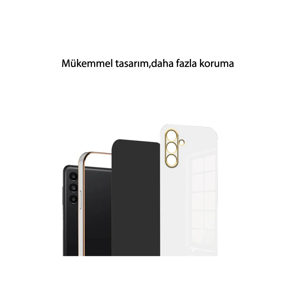 Northcity Galaxy A35 5G Kılıf Volet Silikon - Siyah: Premium Şıklık ve Tam Koruma
