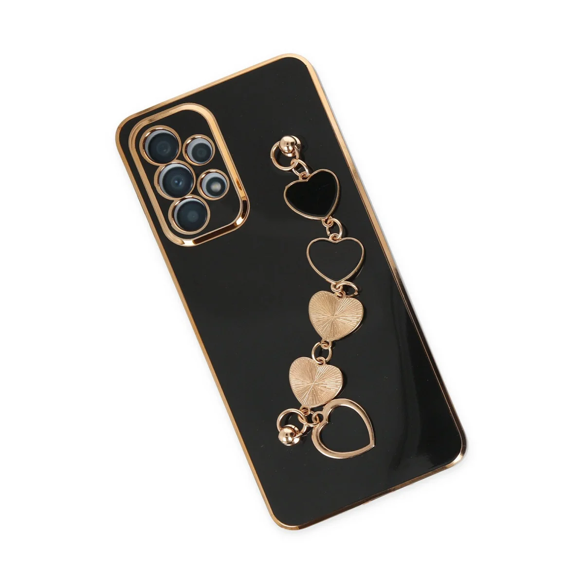 Northcity Galaxy A53 5G Silikon Kılıf Esila Modeli - Siyah