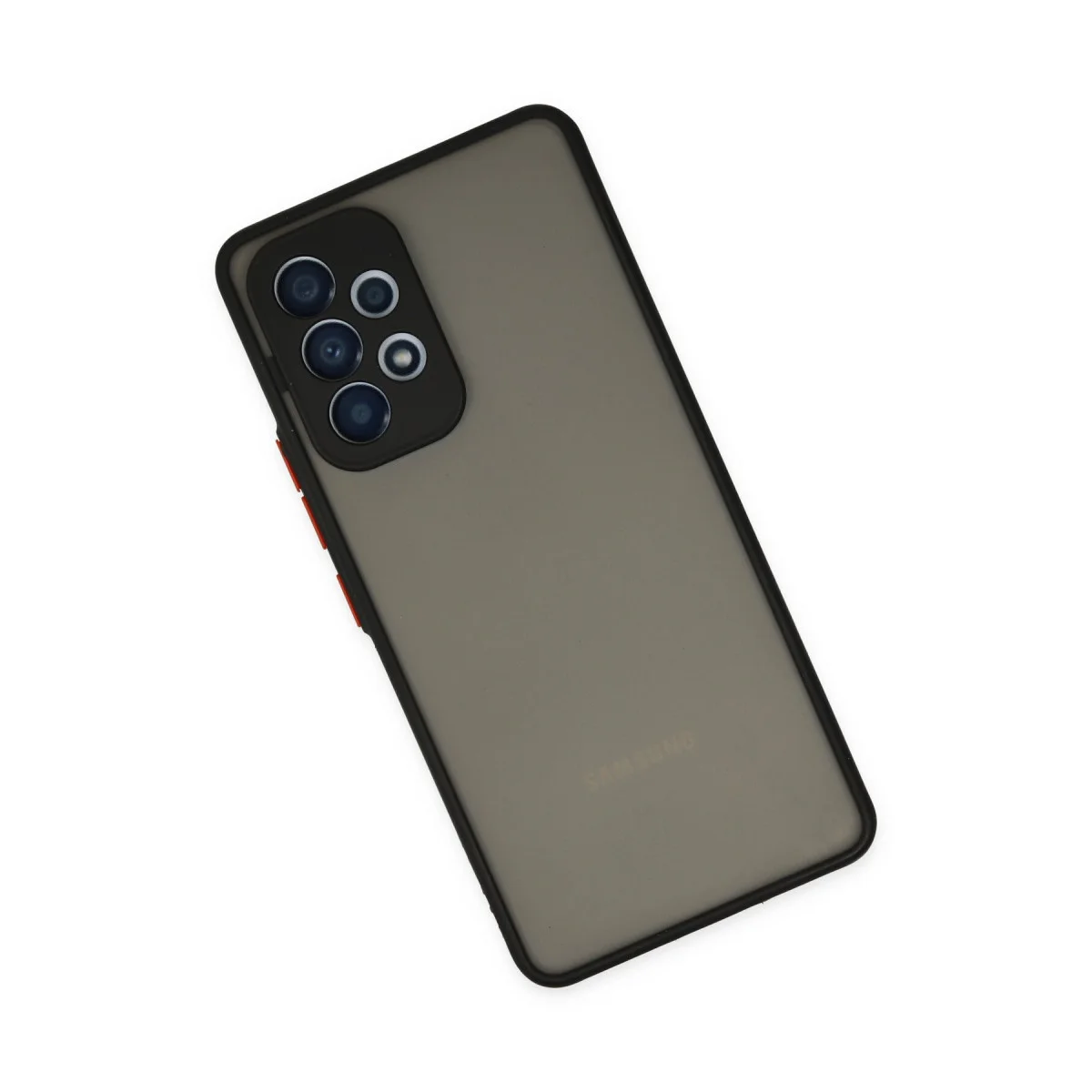 Northcity Galaxy A53 5G Montreal Silikon Kılıf - Siyah, Yüksek Koruma ve Mat Tasarım