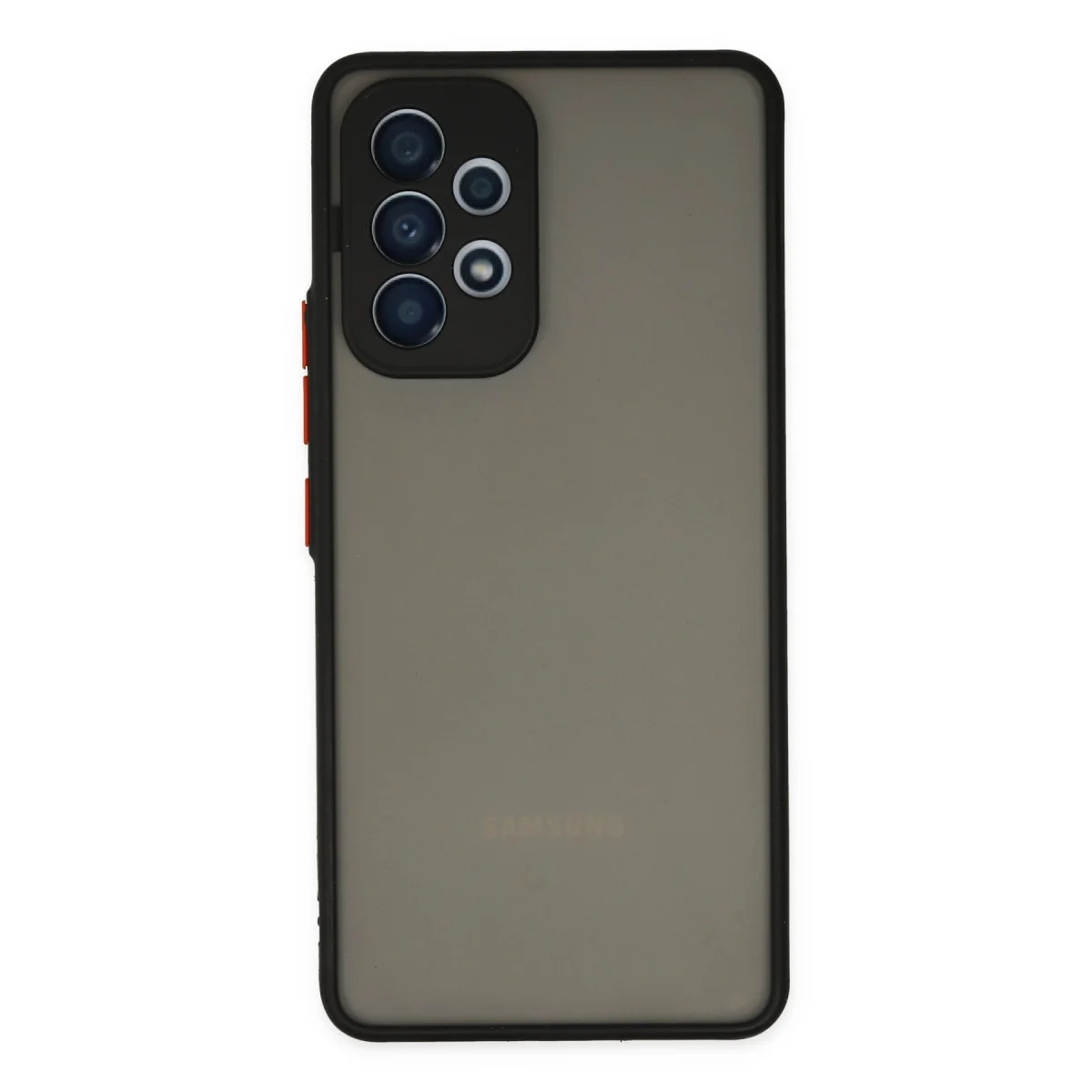 Northcity Galaxy A53 5G Montreal Silikon Kılıf - Siyah, Yüksek Koruma ve Mat Tasarım