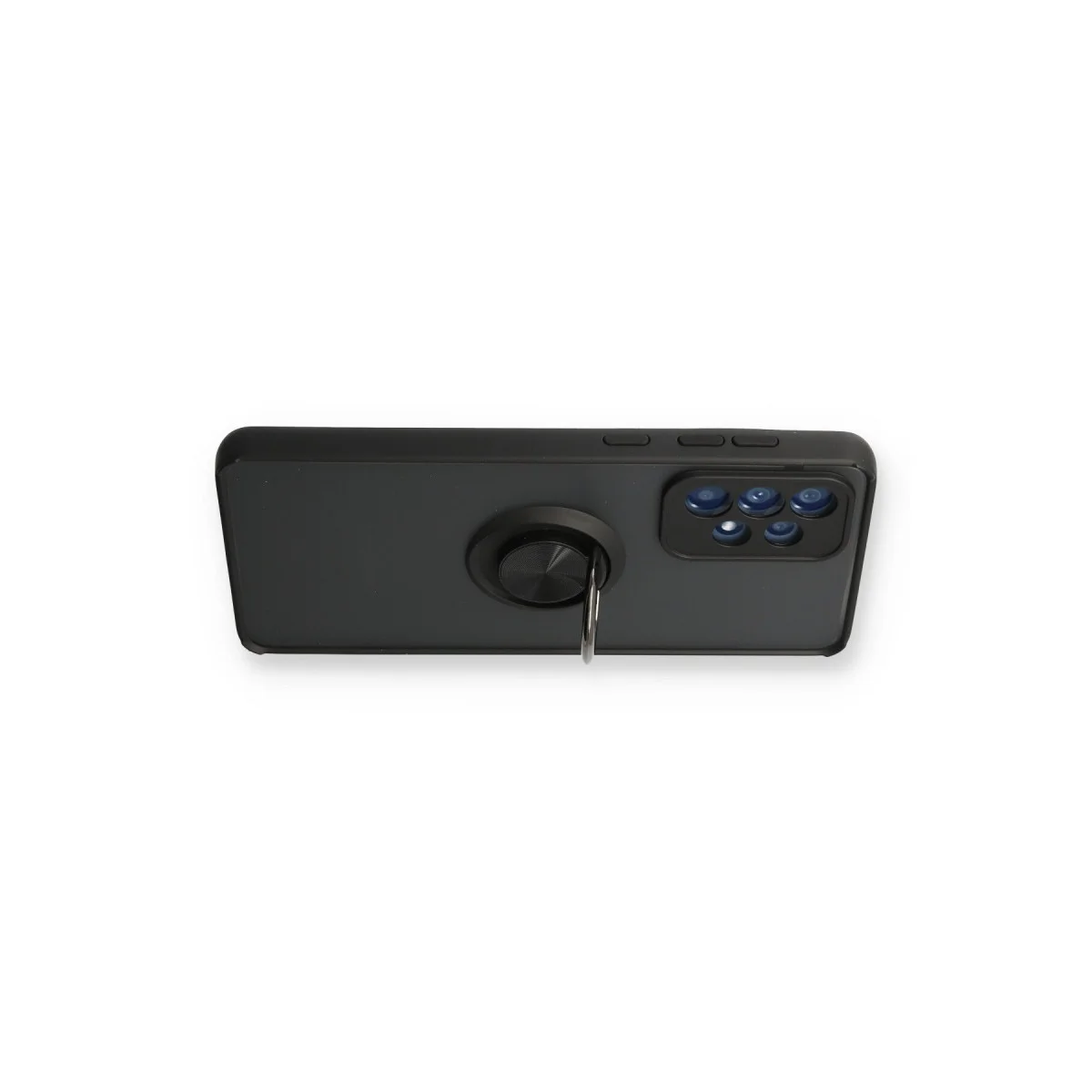 Northcity Galaxy A53 5G Montreal Yüzüklü Silikon Kapak - Siyah ve Mat