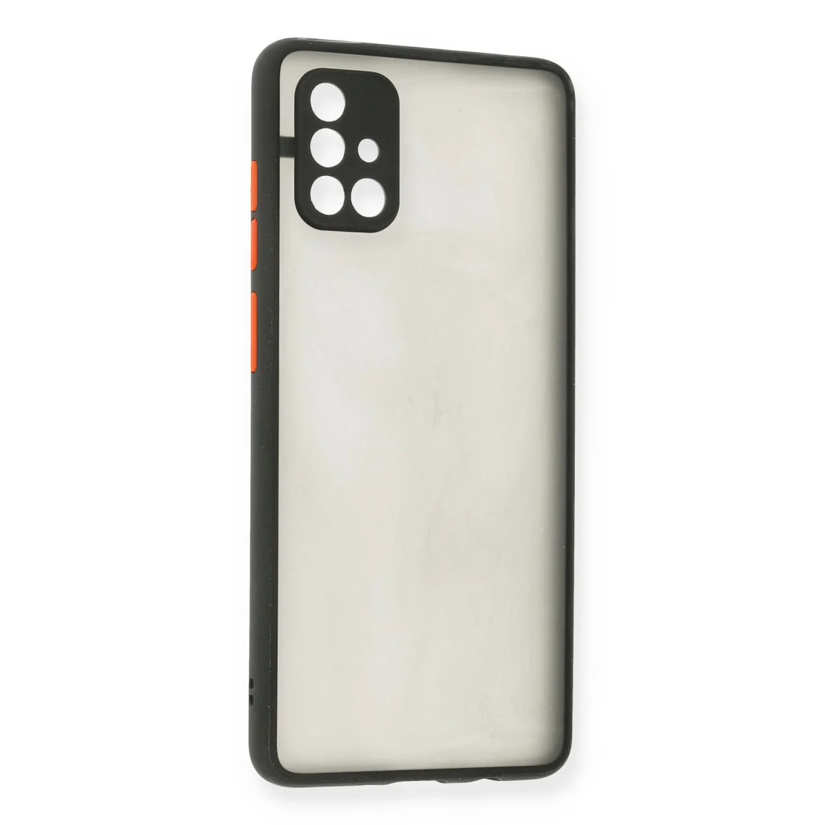 Northcity Galaxy A71 Montreal Silikon Kılıf - Siyah - Gelişmiş Kamera ve Darbe Koruması