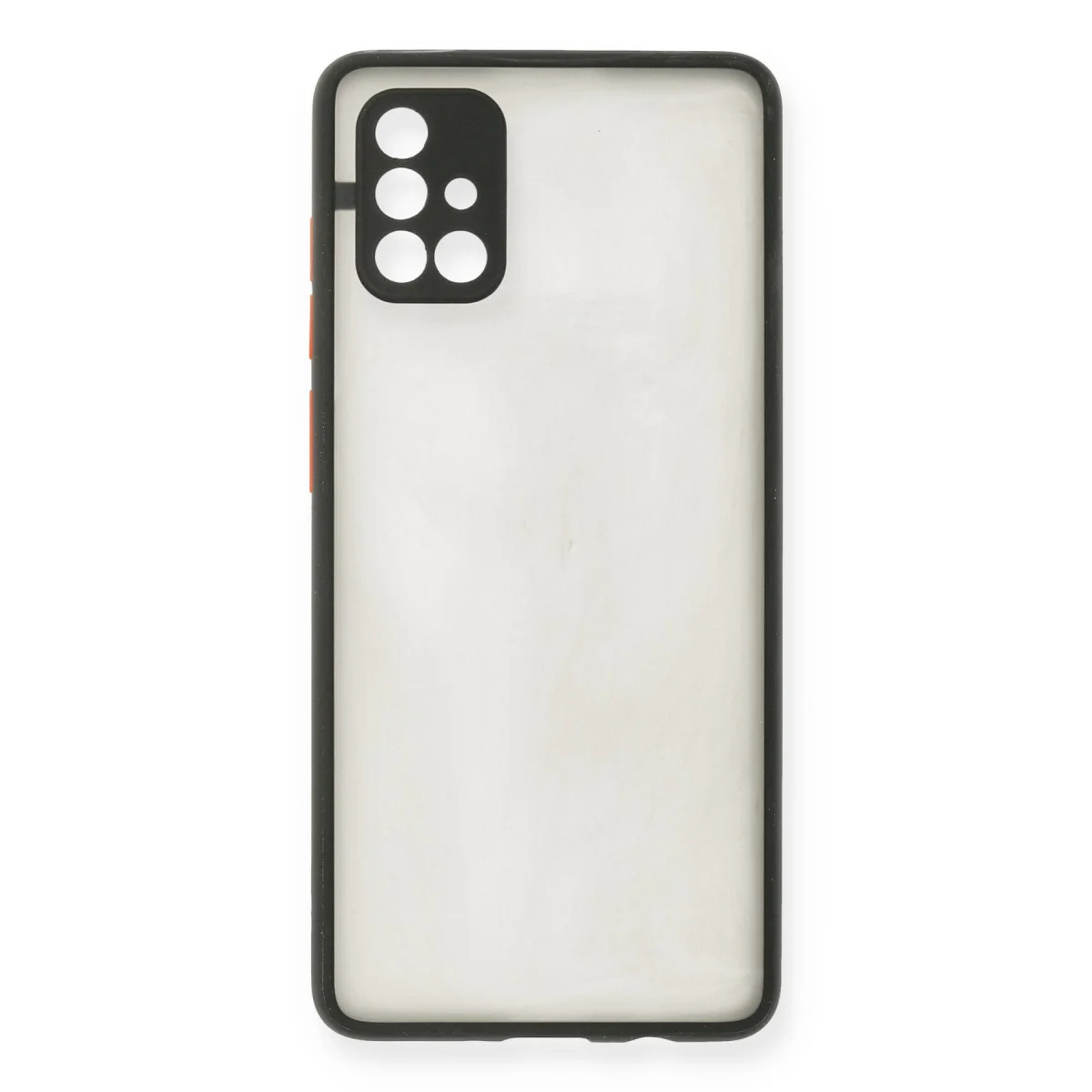 Northcity Galaxy A71 Montreal Silikon Kılıf - Siyah - Gelişmiş Kamera ve Darbe Koruması