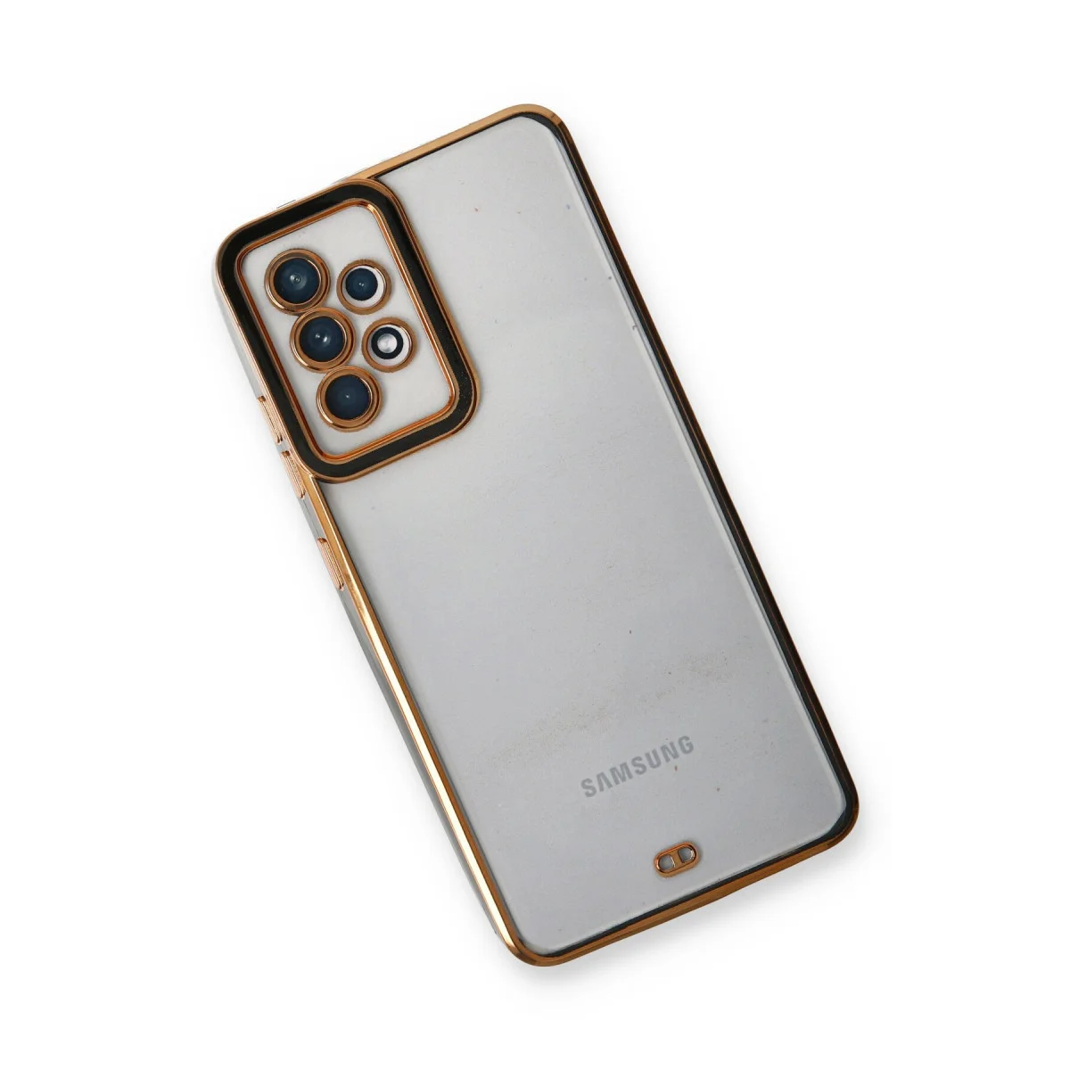 Northcity Galaxy A73 5G Kılıf - Liva Lens Silikon Kılıf - Siyah