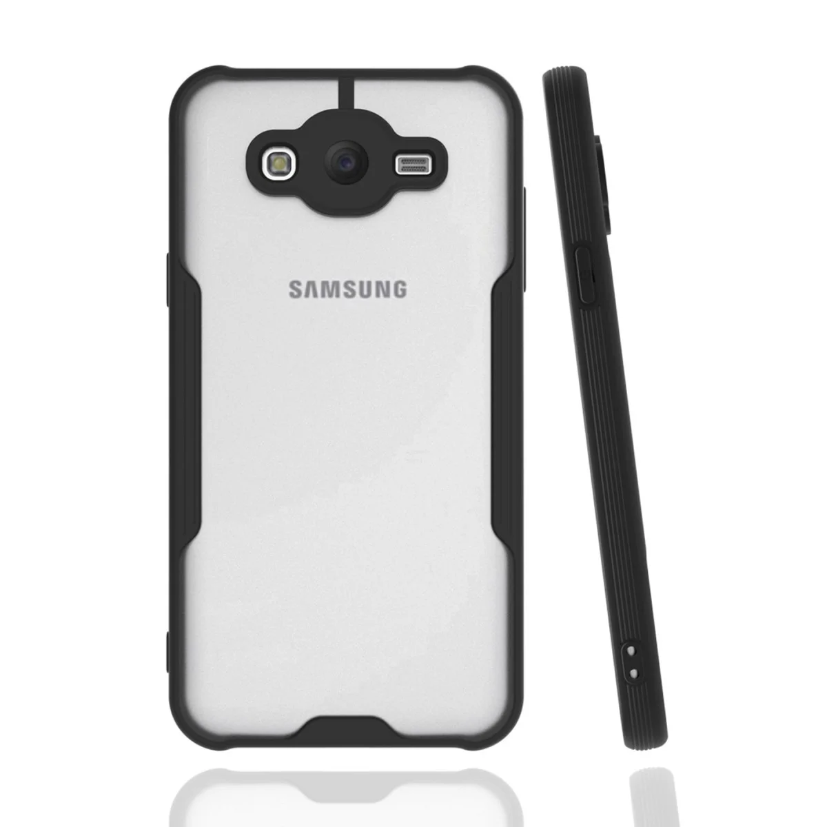 Northcity Galaxy J7 Platin Silikon Kılıf - Siyah ve Şık Koruma