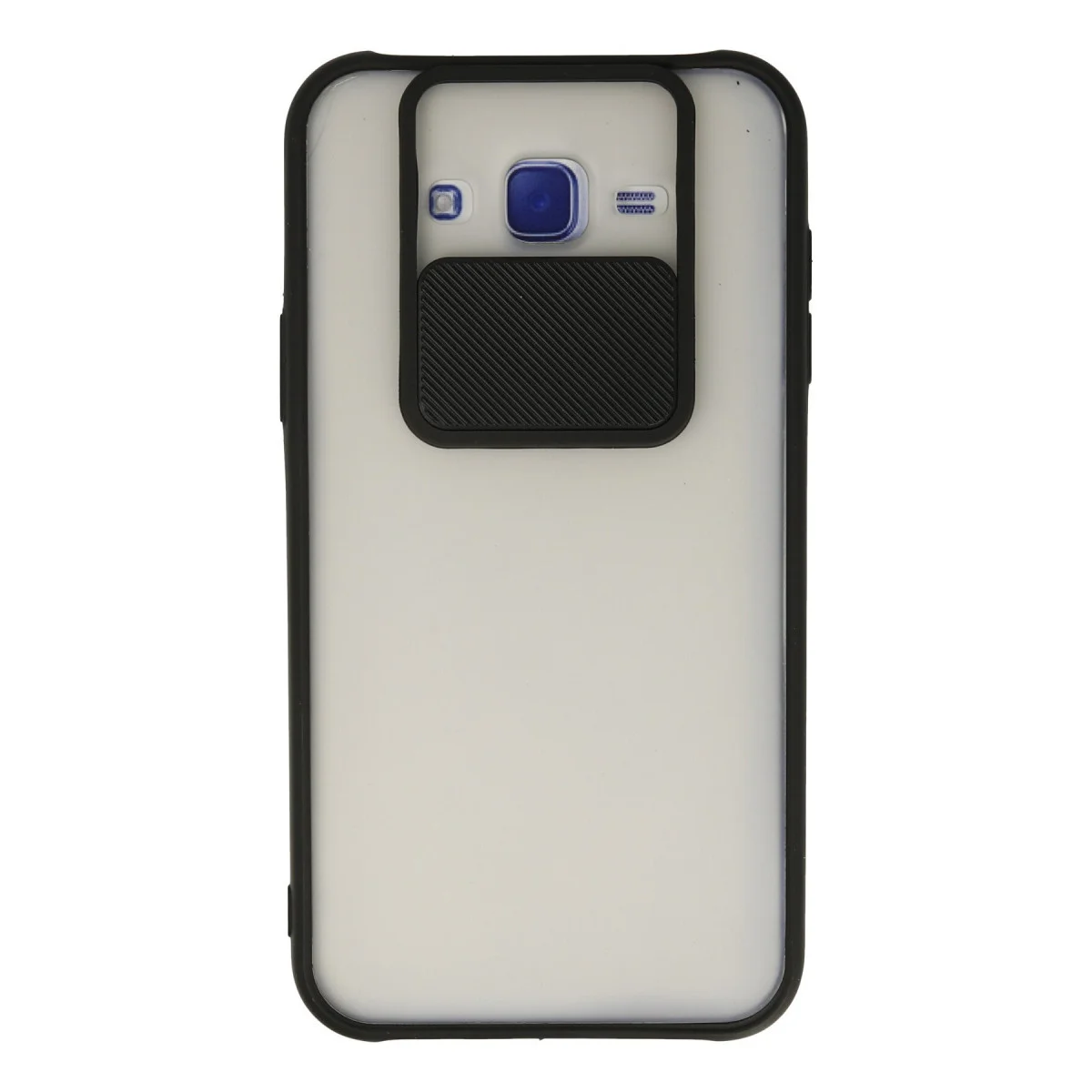 Northcity Galaxy J7 Buzlu Silikon Kılıf - Kamera Sürgülü Koruma & Şıklık
