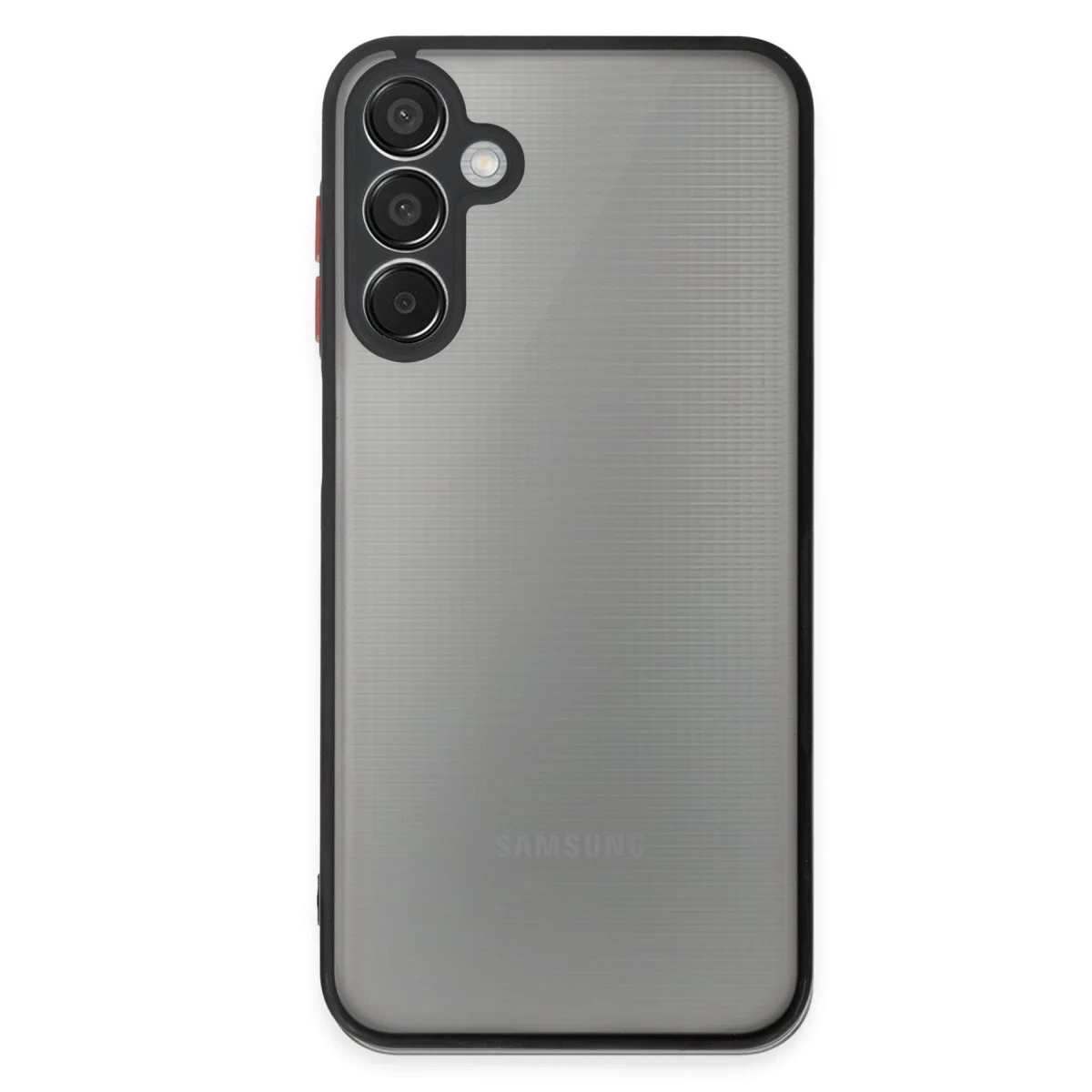 Northcity Galaxy M15 Montreal Silikon Kılıf - Siyah, Yüksek Korumalı, Mat Arka Panel